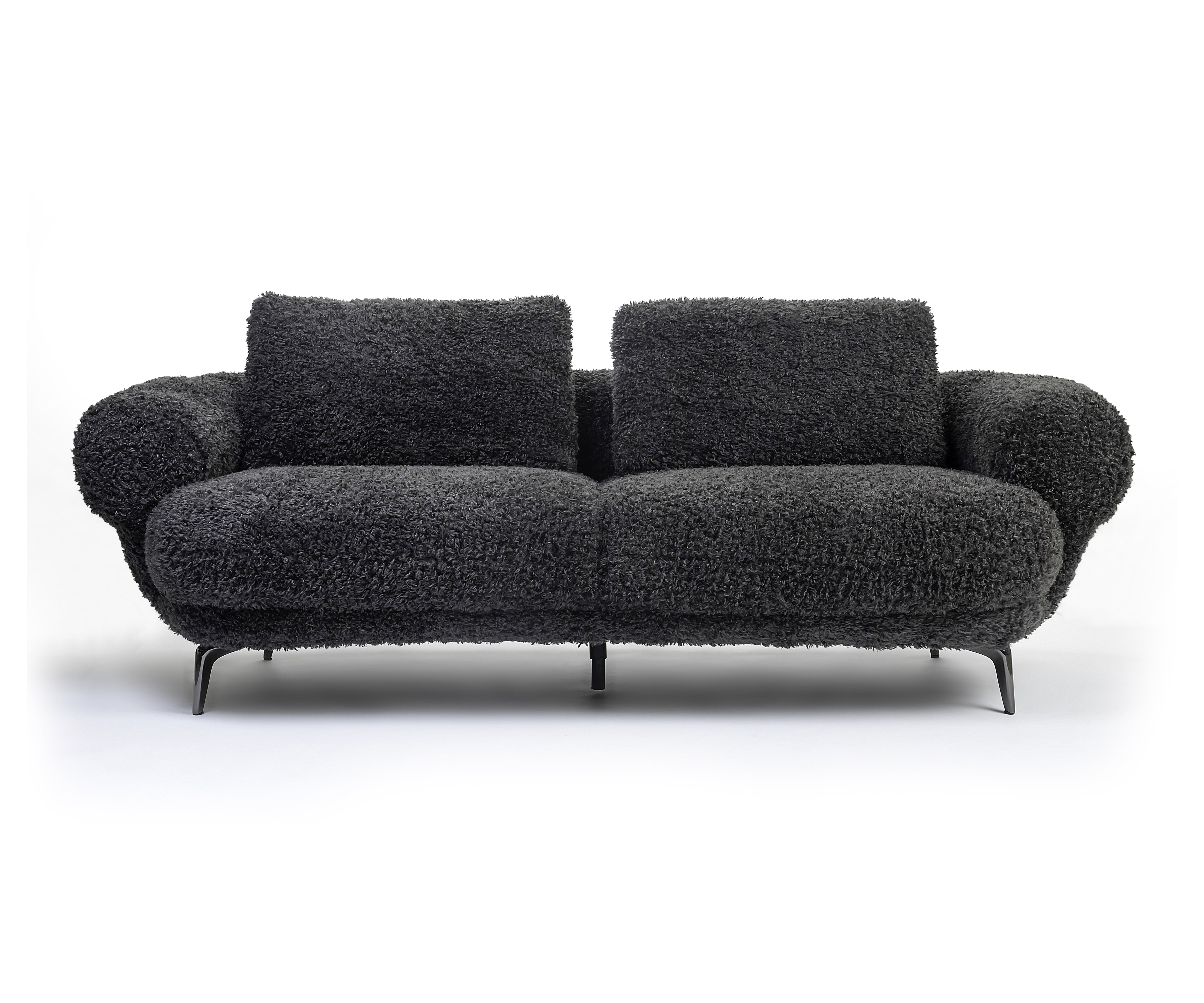 Midnight Fur 2 Seater Sofa