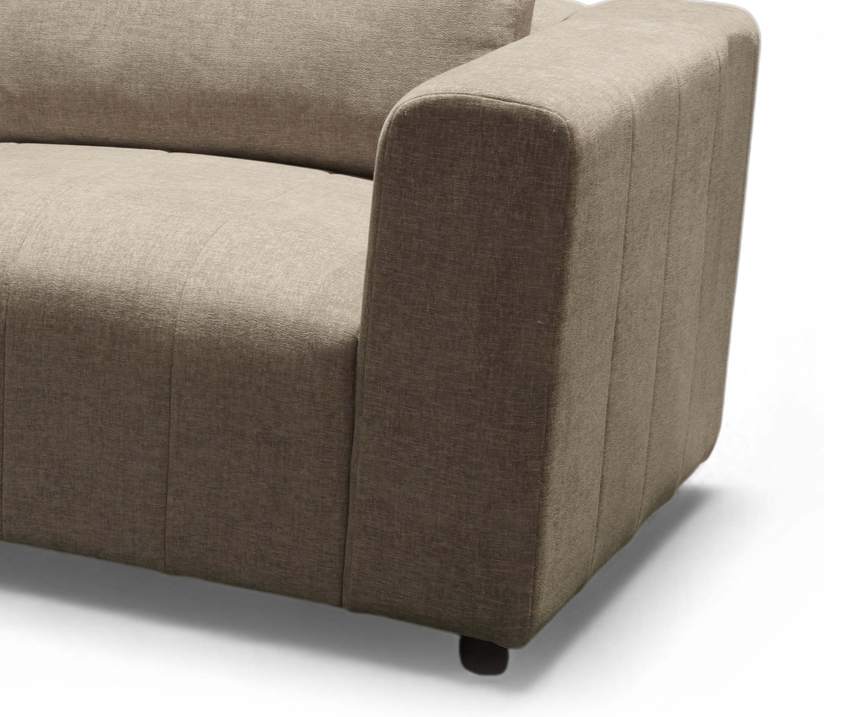 Modern Linen Sectional Sofa with Chaise