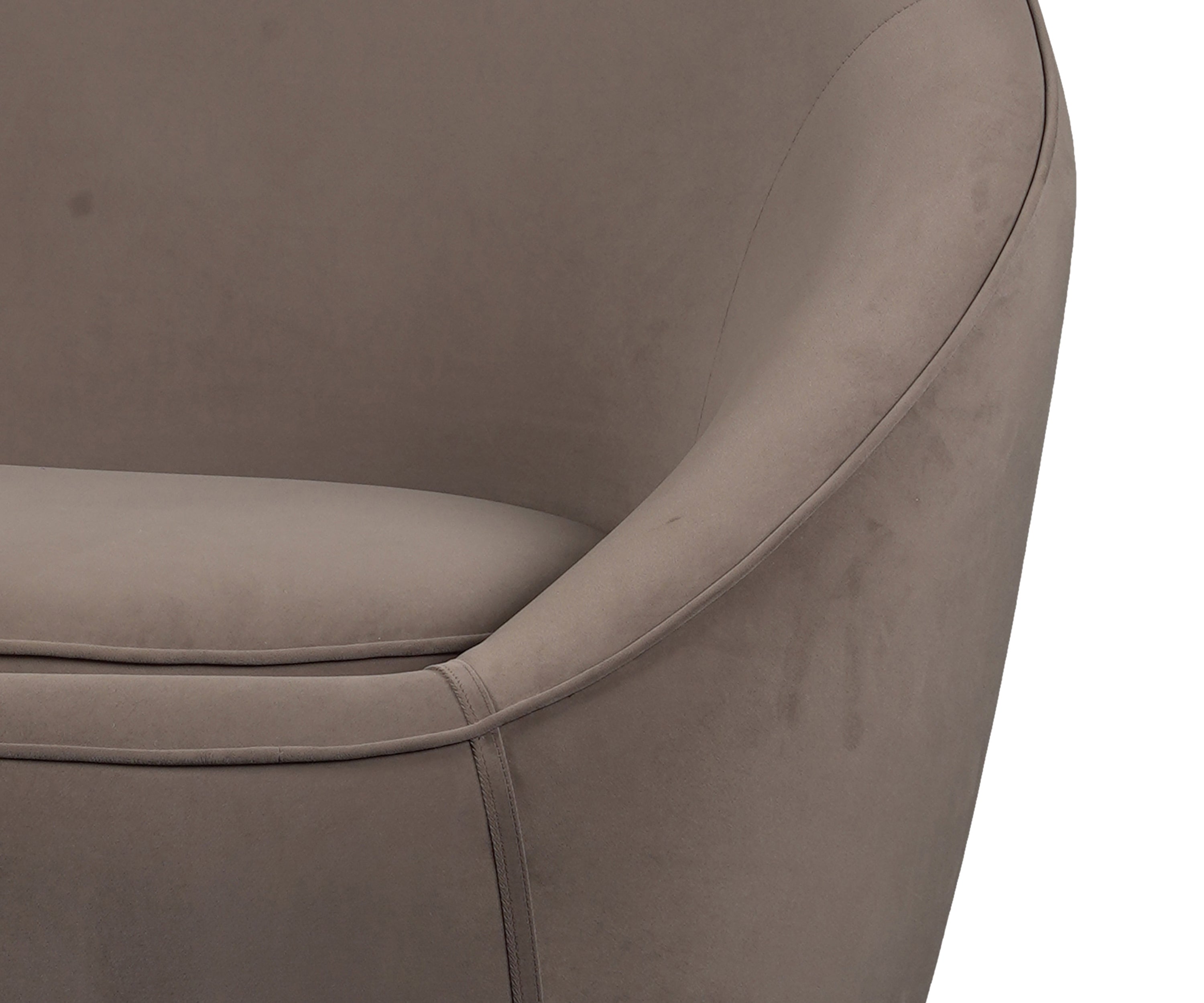 Cloud Curve Velvet 2 Seater Sofa