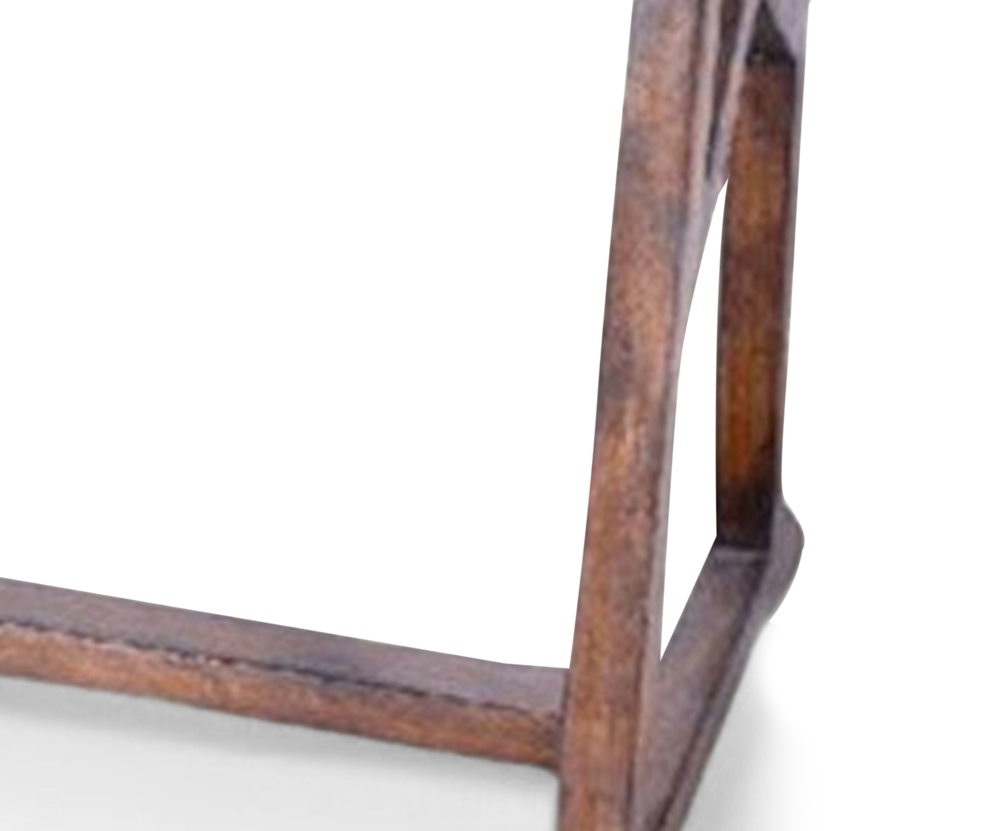 Solid Wood Study Table with Trestle Base