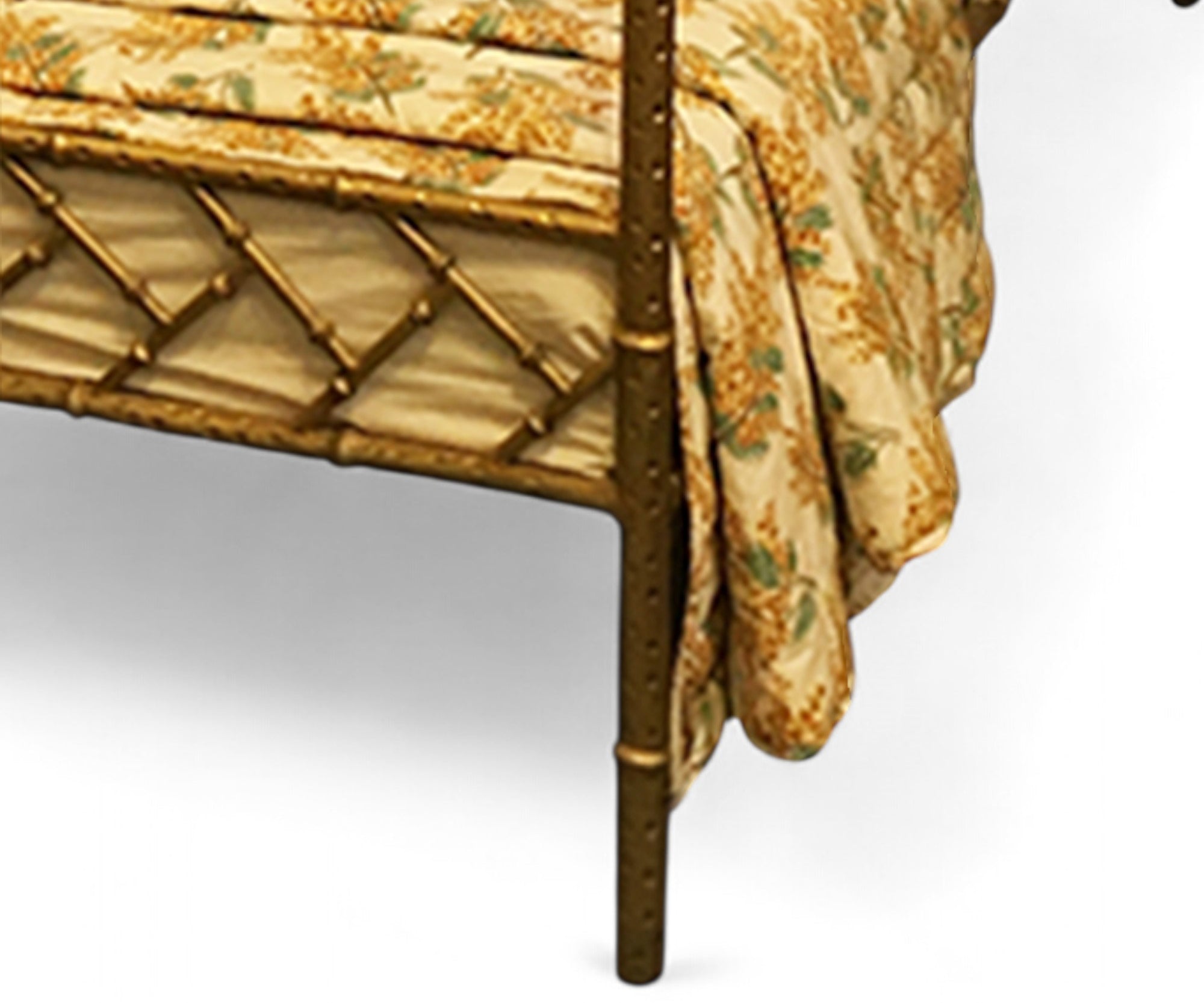 Aurelia Bamboo-Style Canopy Queen's Bed