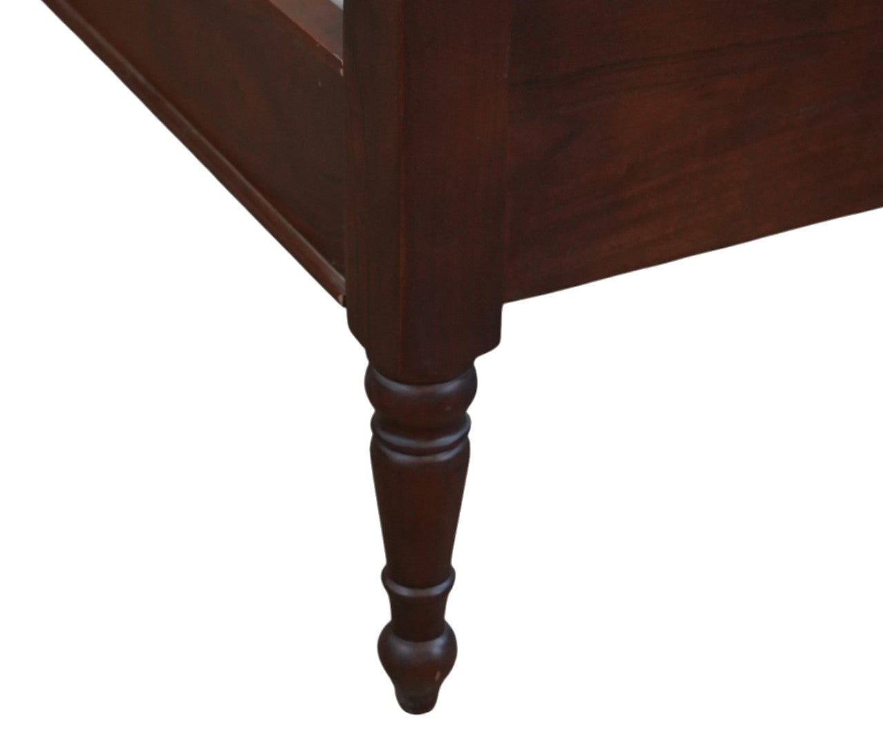 English Heritage Upholstered Acacia Poster Bed