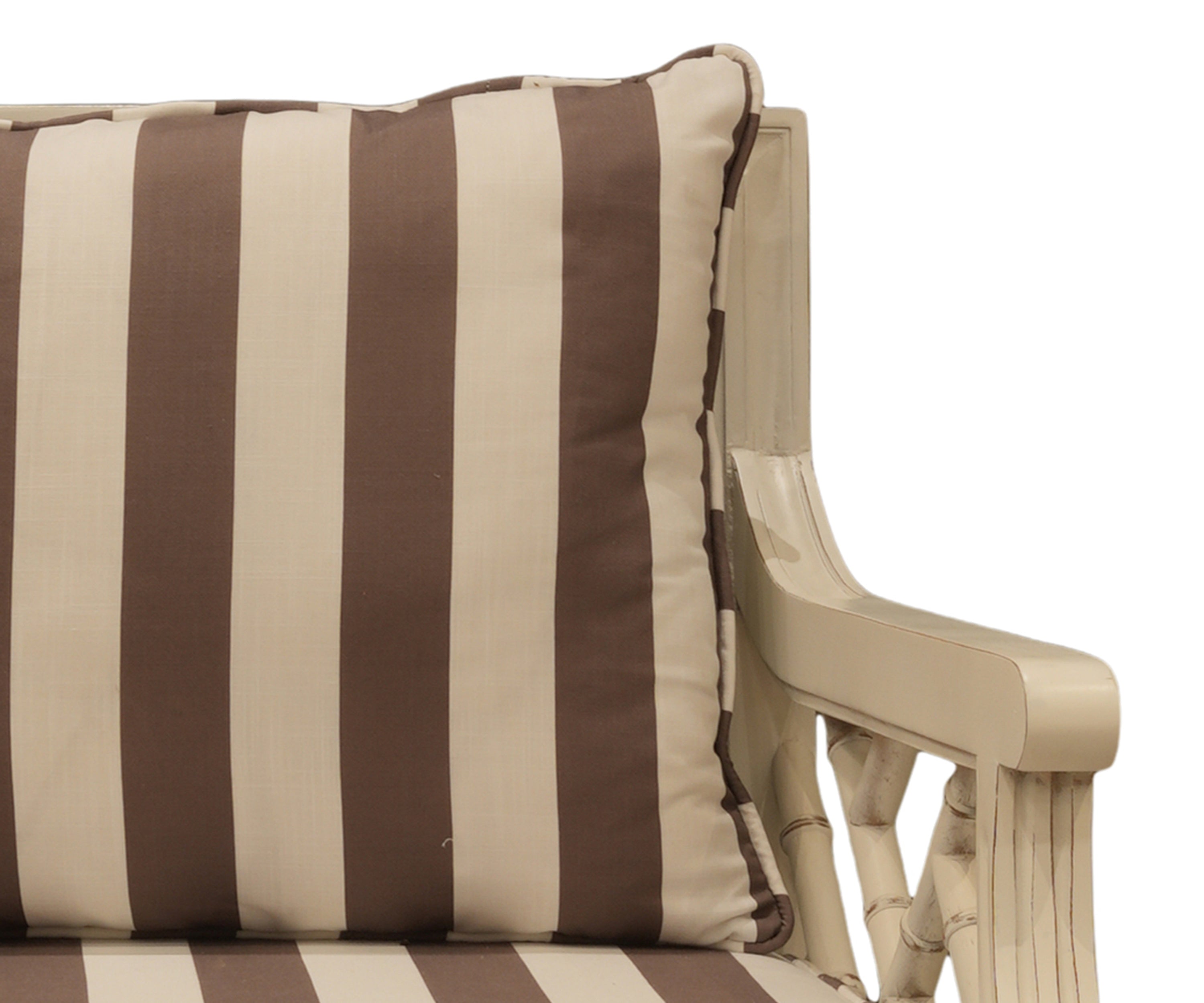 Gustavian Lattice Single Seater Sofa