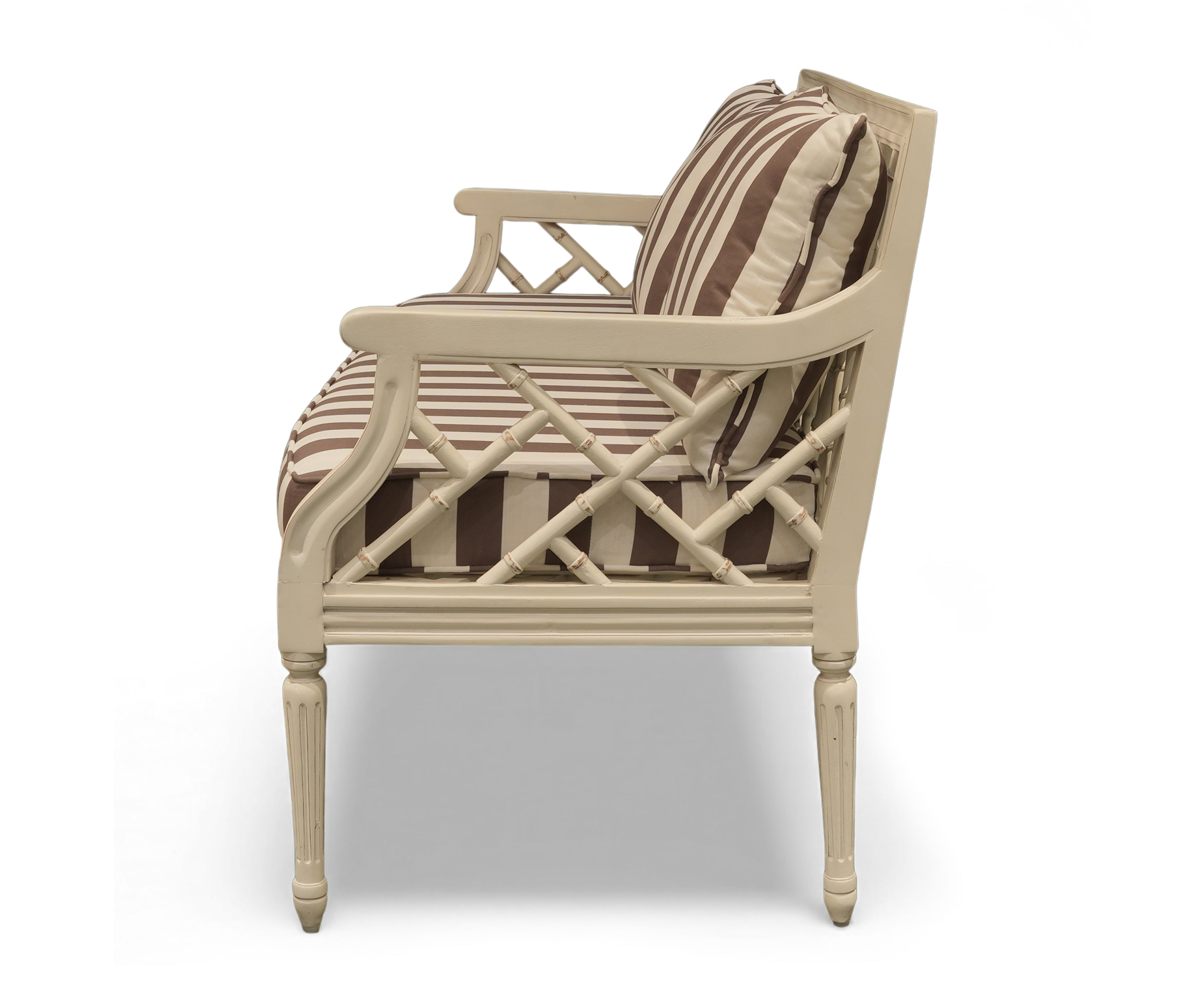 Gustavian Lattice 2 Seater Sofa