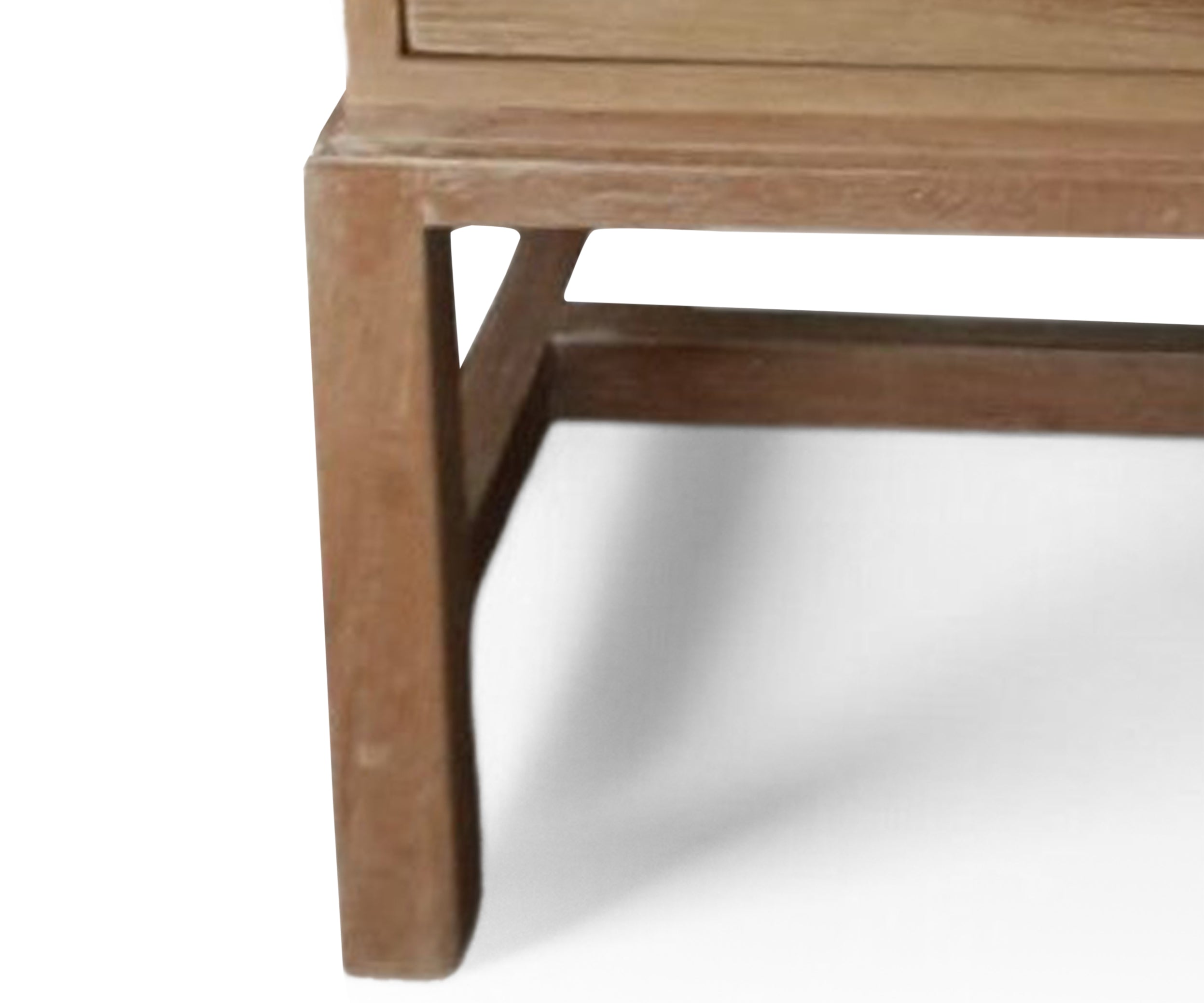 Natural Wood Minimal Bed Side Table with Drawer
