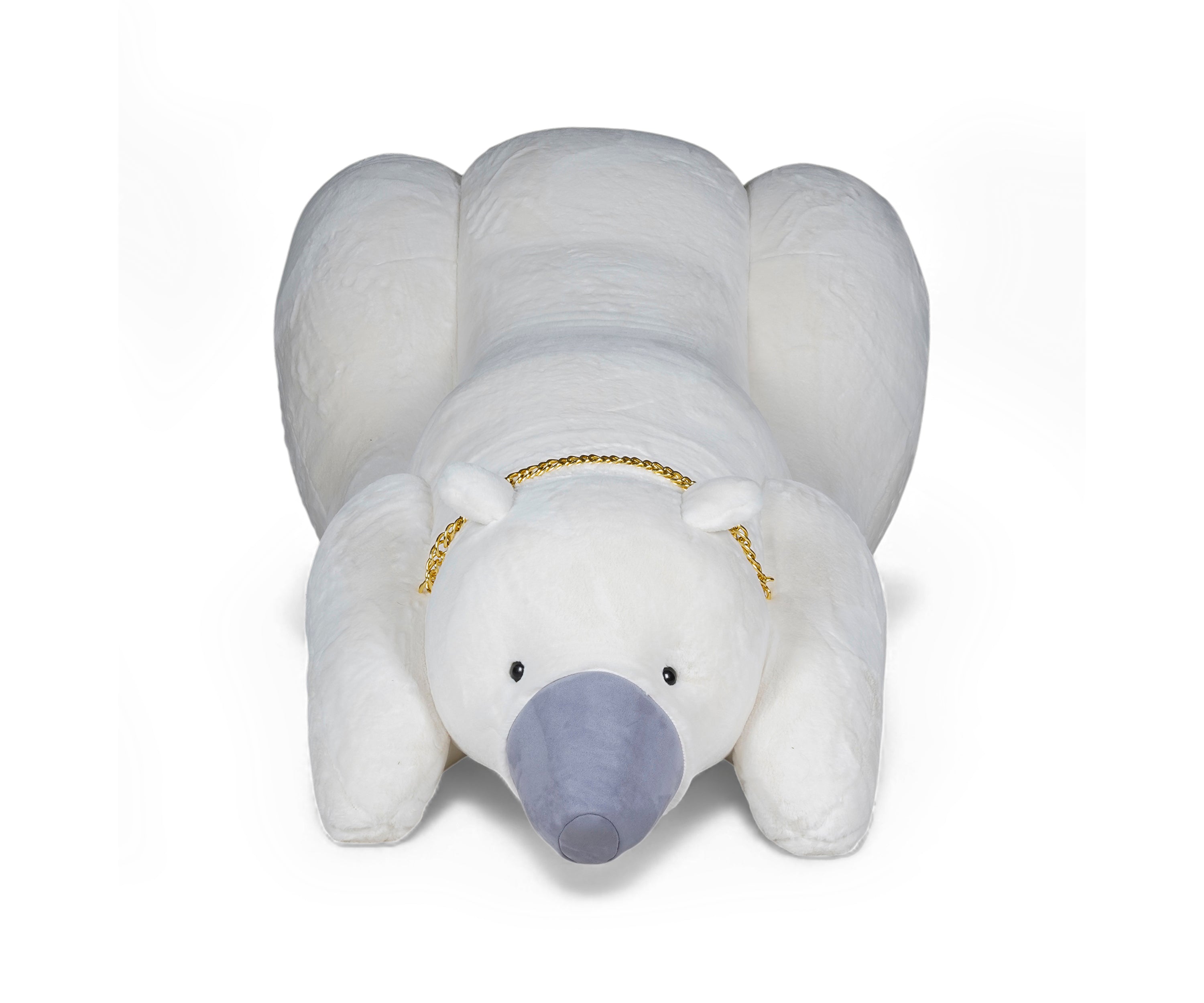 Polar Bear Fur Kids Lounge Chair