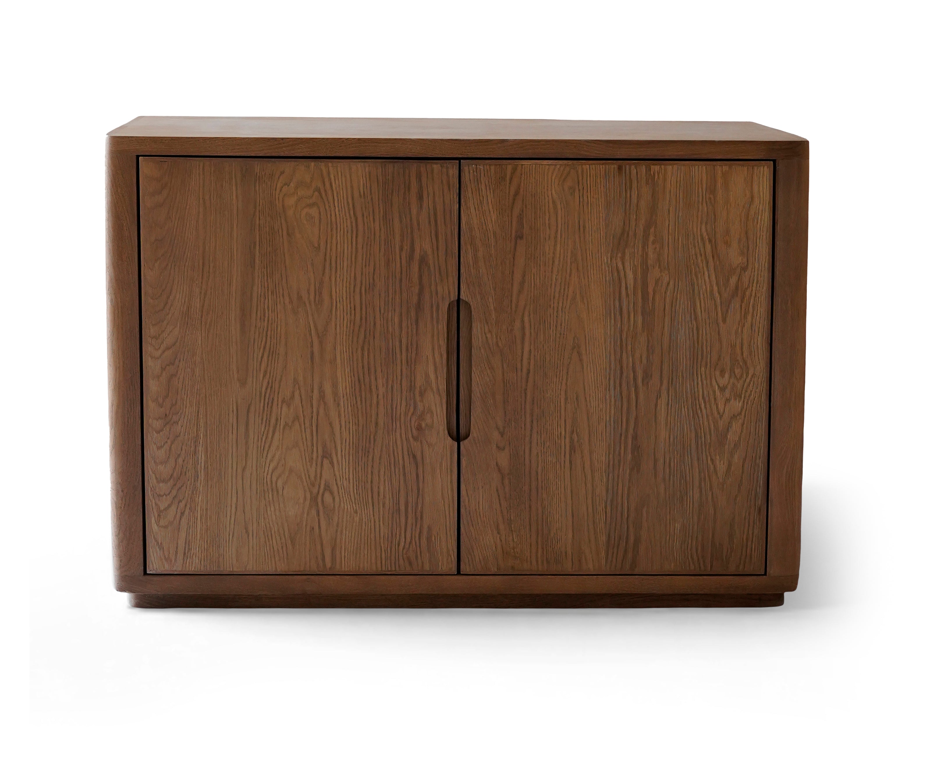 Modern Oak Wood Sideboard Storage Cabinet