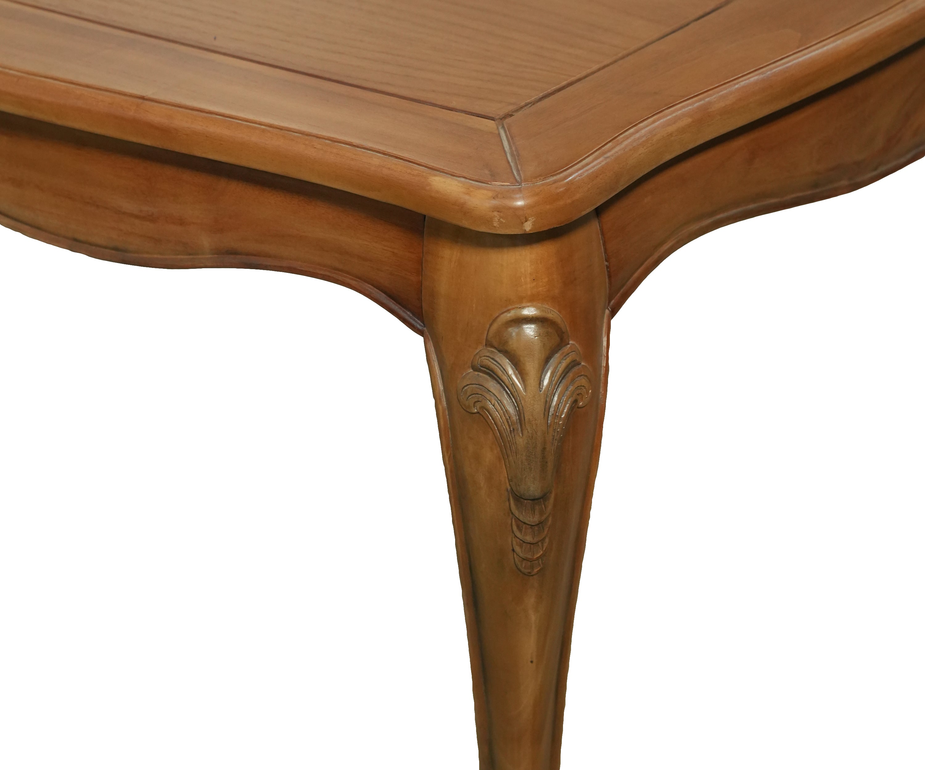 Carved Teak French Console Table