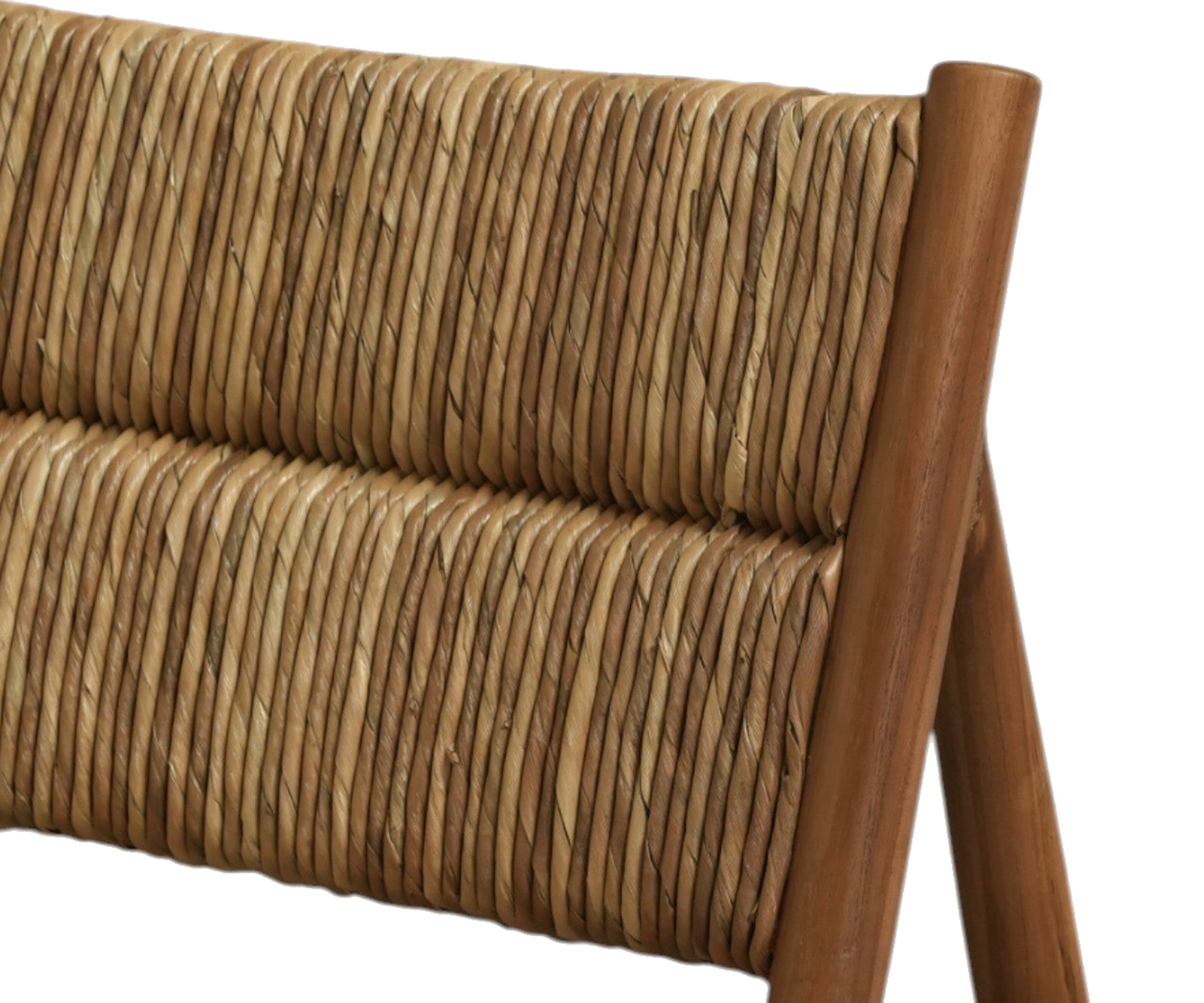 Teak Wood Rope Lounge Chair