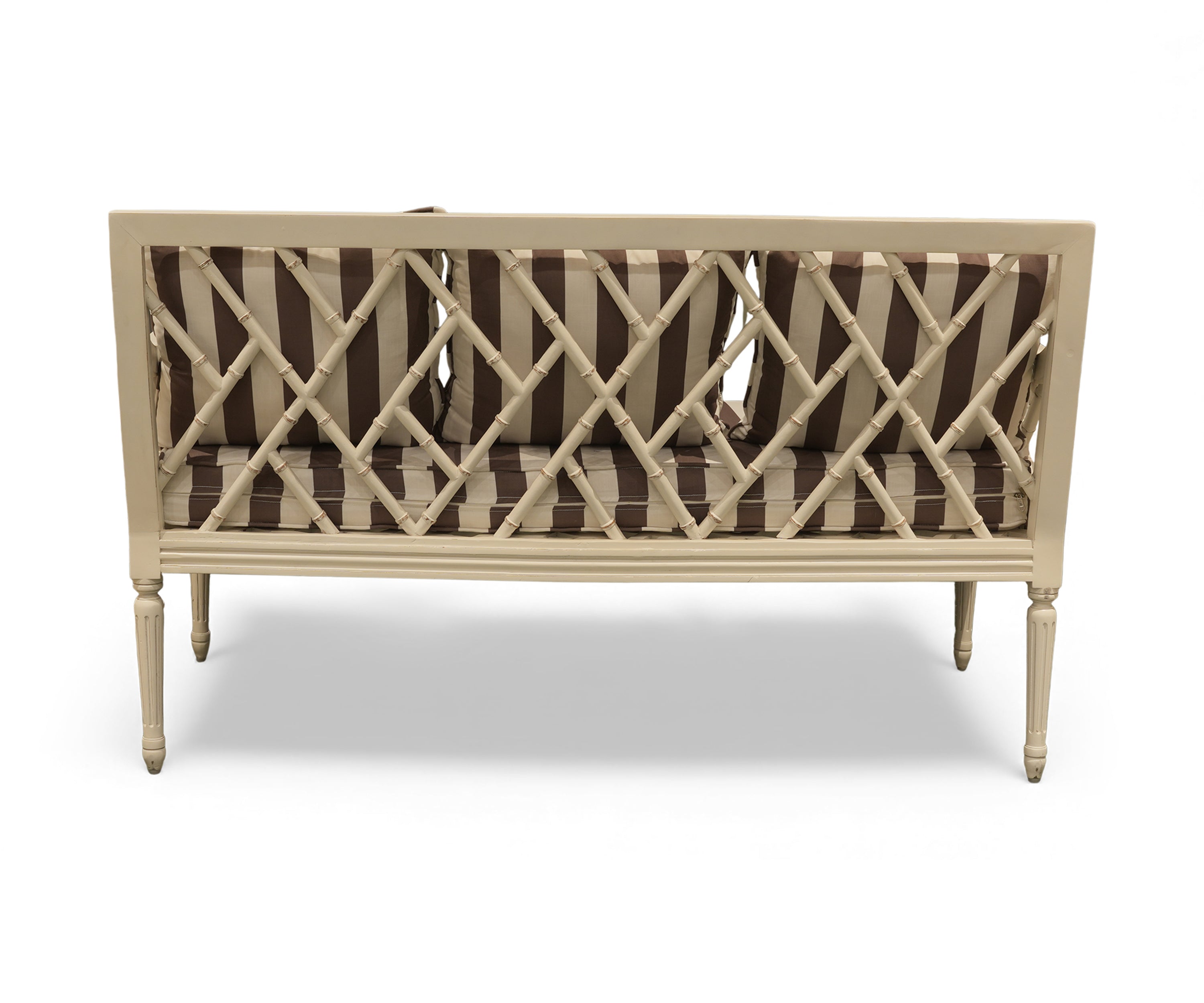 Gustavian Lattice 2 Seater Sofa