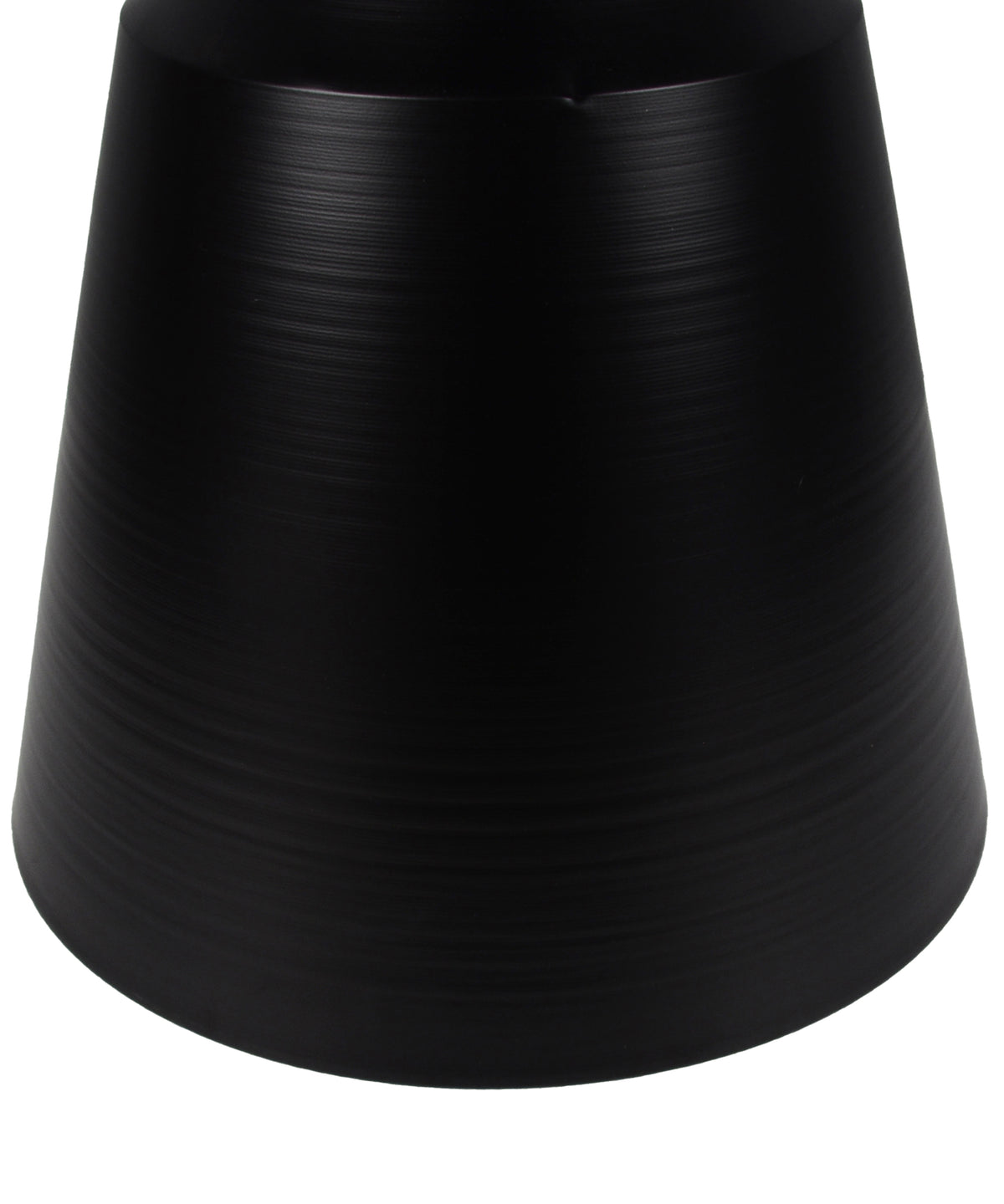 Minimalist Two Toned Black Sculptural End Table