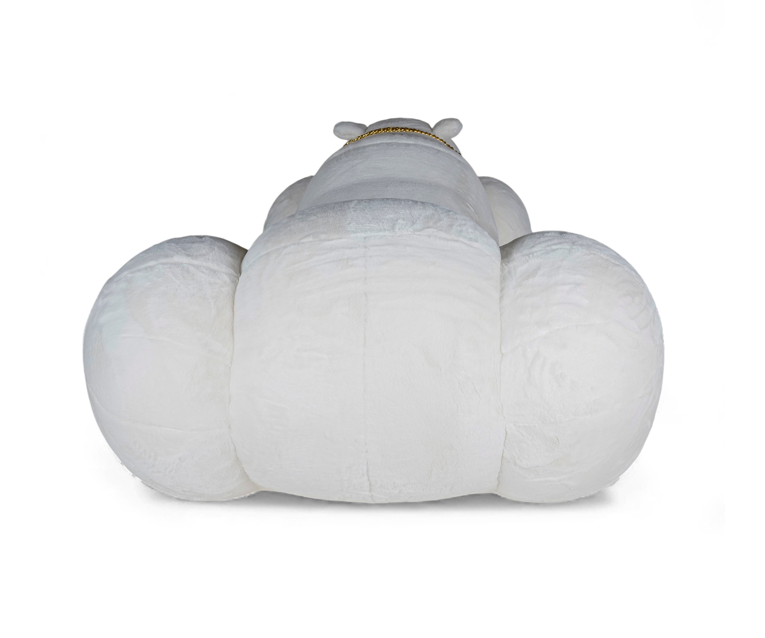 Polar Bear Fur Kids Lounge Chair