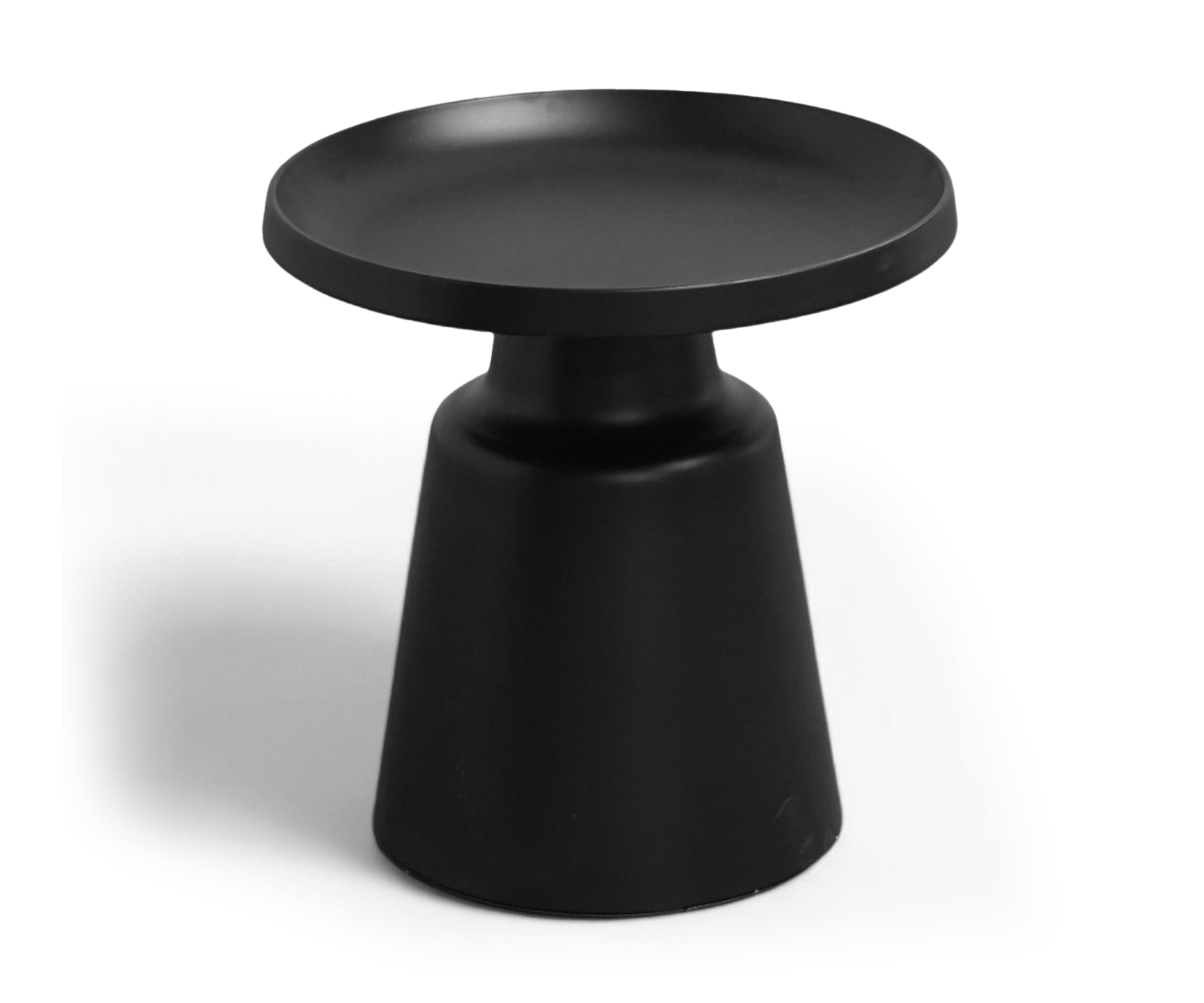 Black Metal Nesting Coffee Table Set of 2