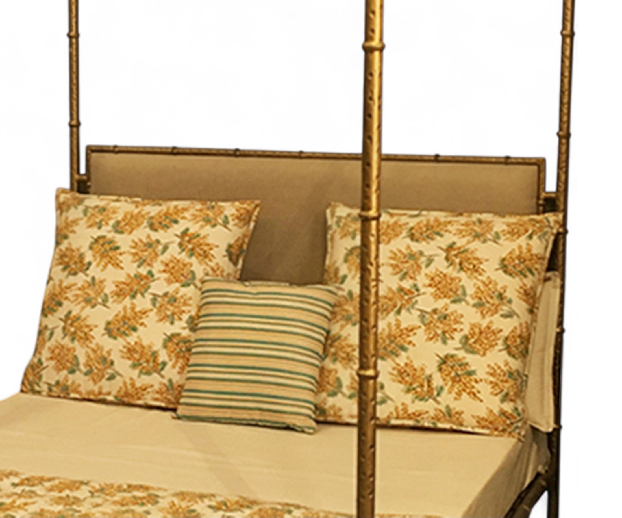 Aurelia Bamboo-Style Canopy Queen's Bed