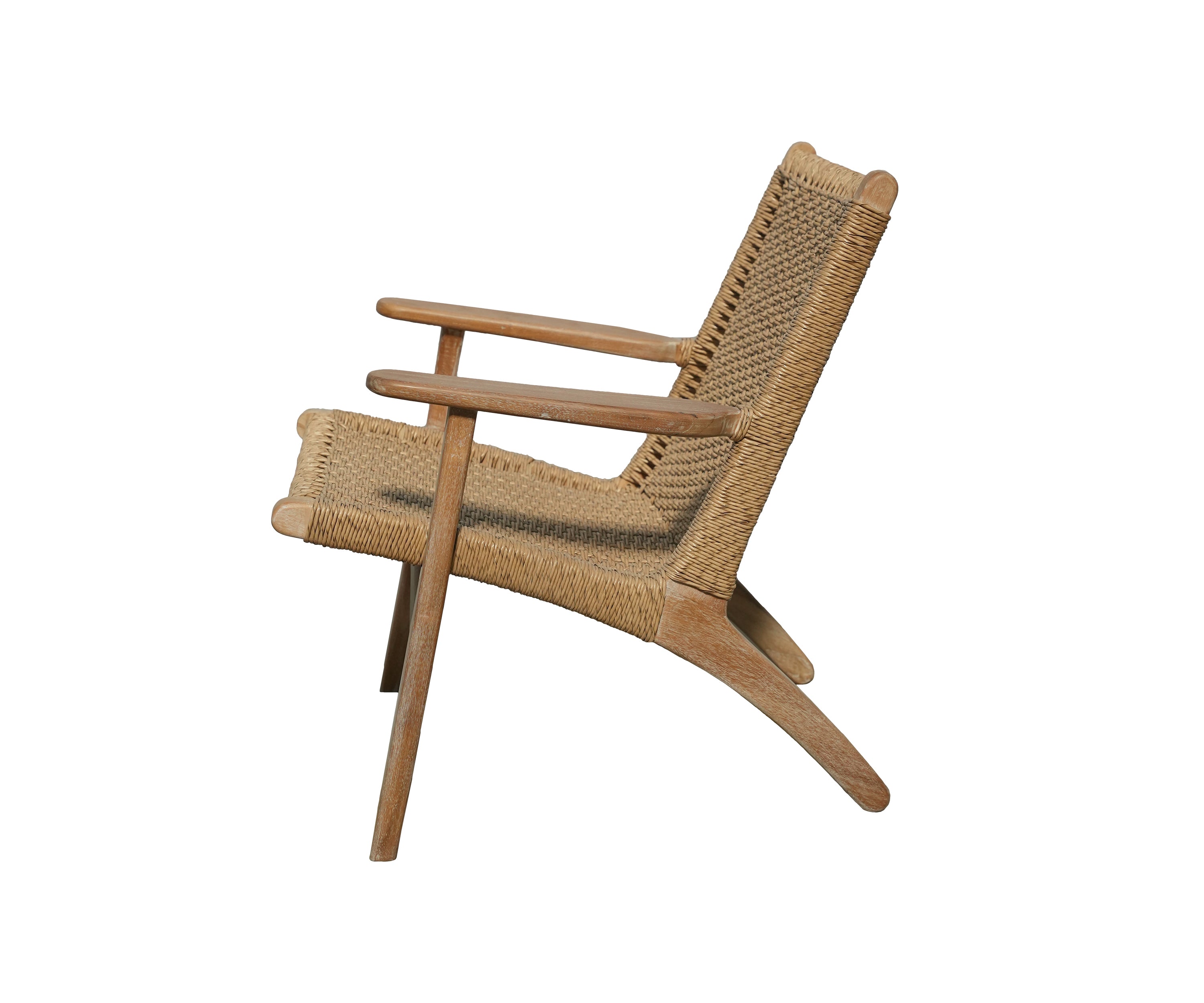 Handwoven Arm Chair with Teak Frame