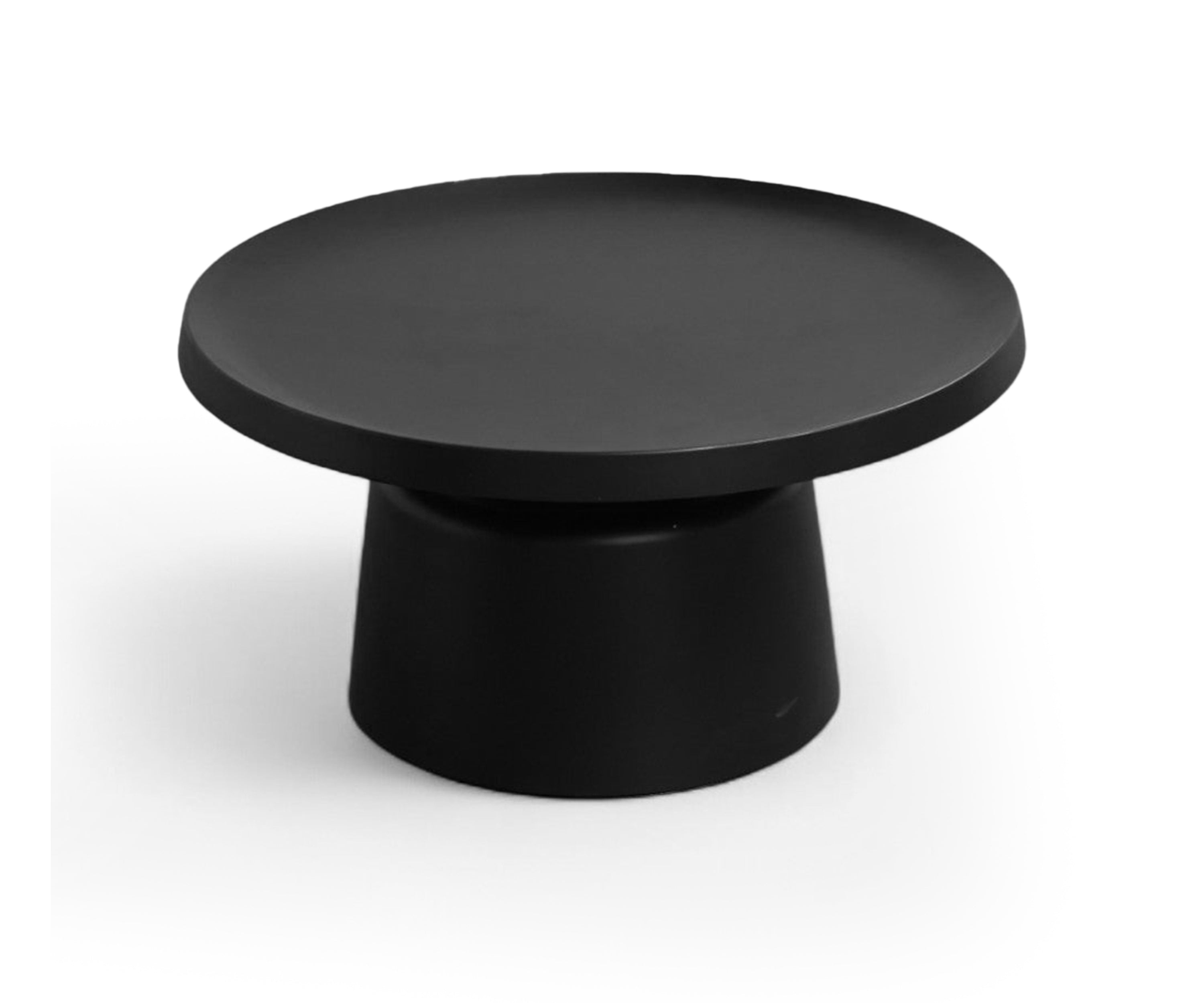 Black Metal Nesting Coffee Table Set of 2