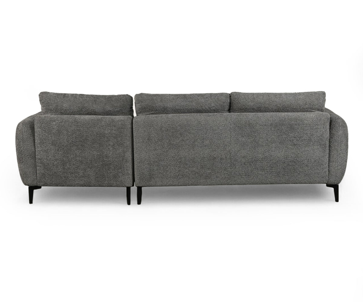 Bouclé L Shape Sectional Sofa