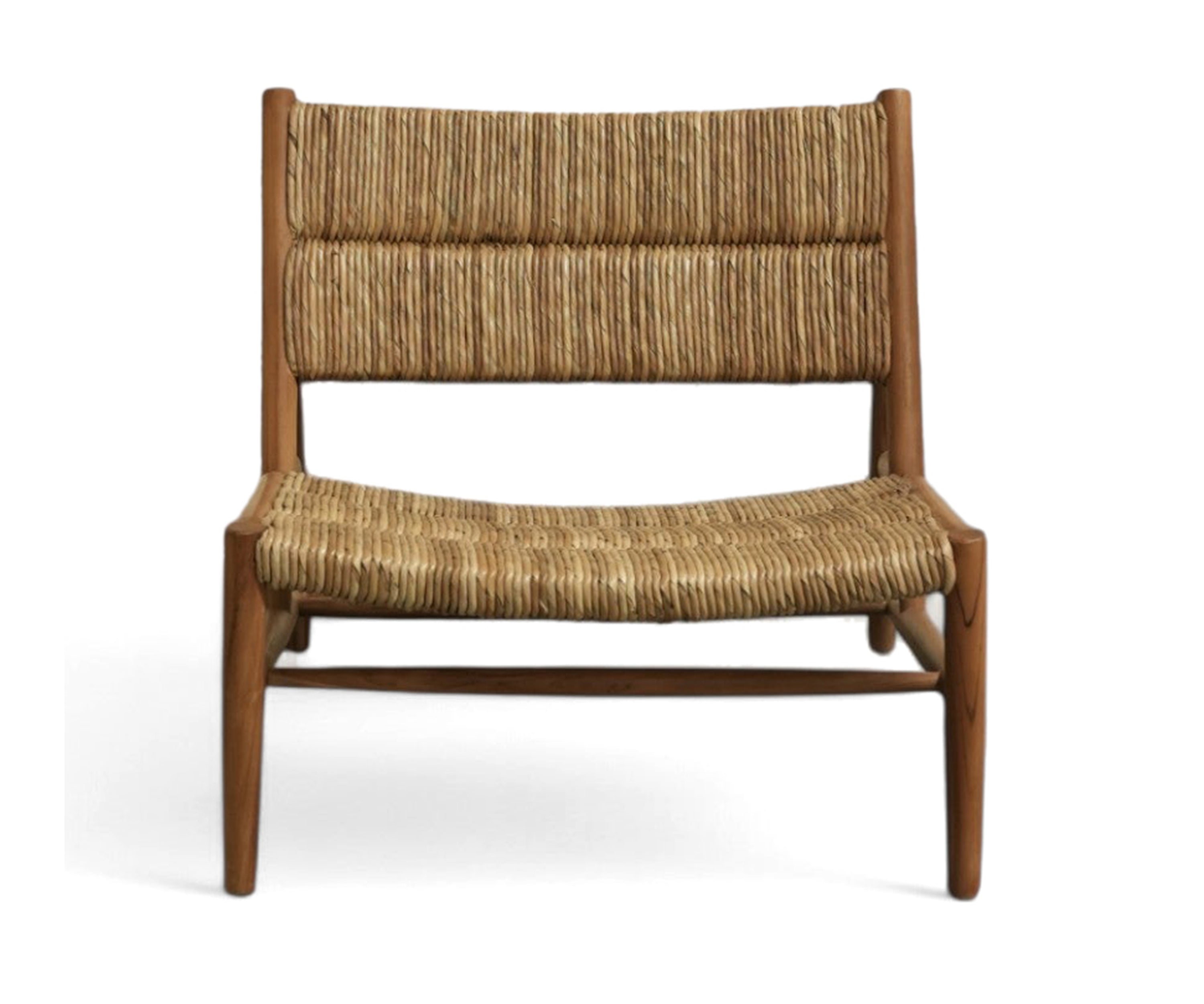 Teak Wood Rope Lounge Chair