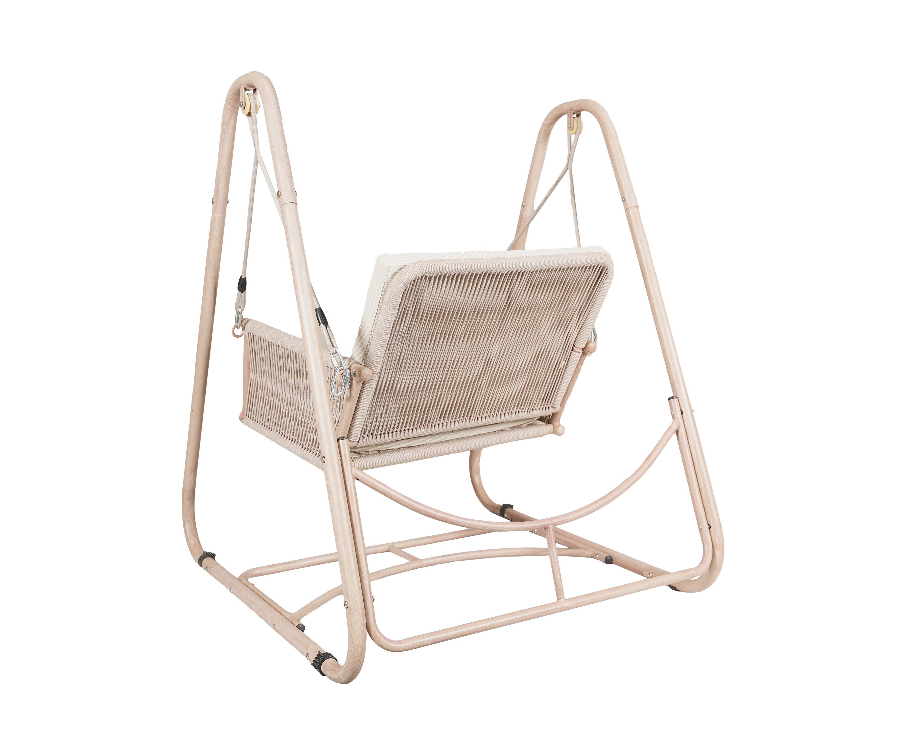 One Seater Outdoor Swing Chair with Nylon Ropes