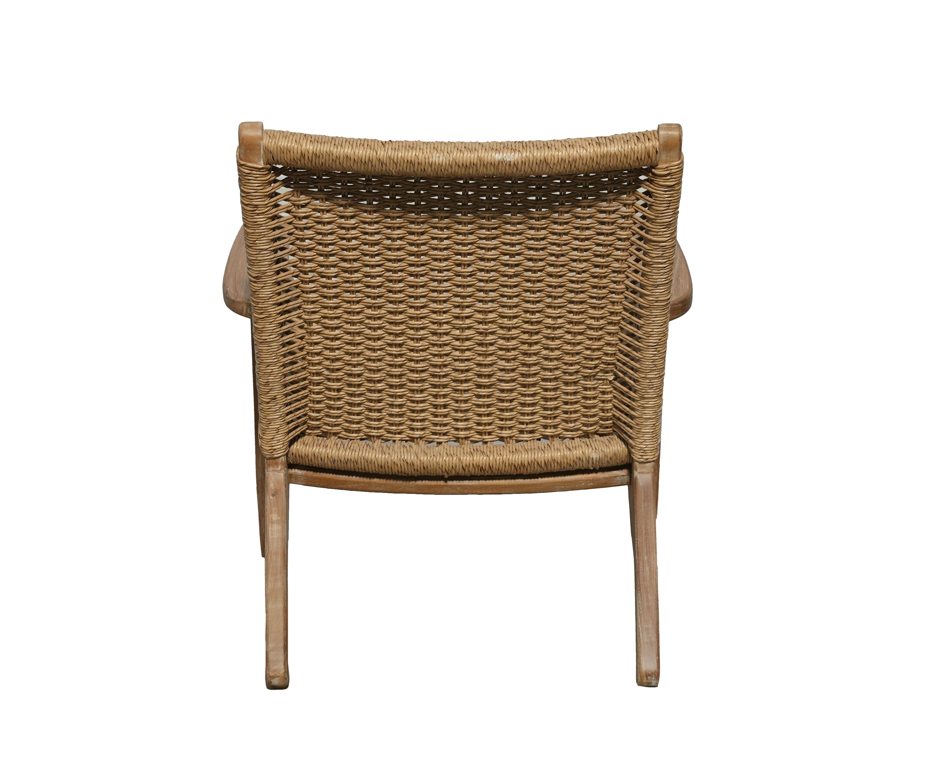 Handwoven Arm Chair with Teak Frame