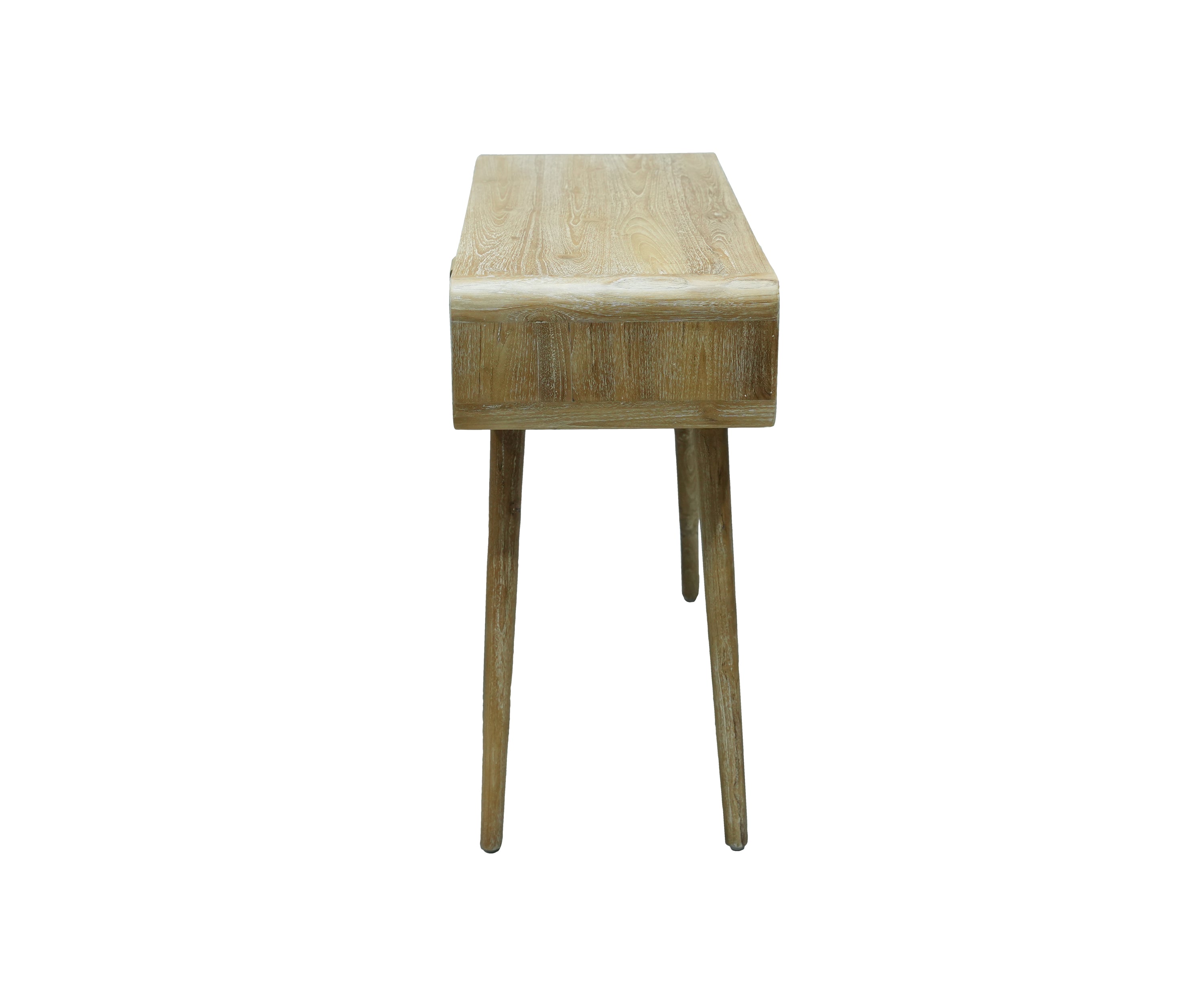 Mid-Century Modern Cane Console Table