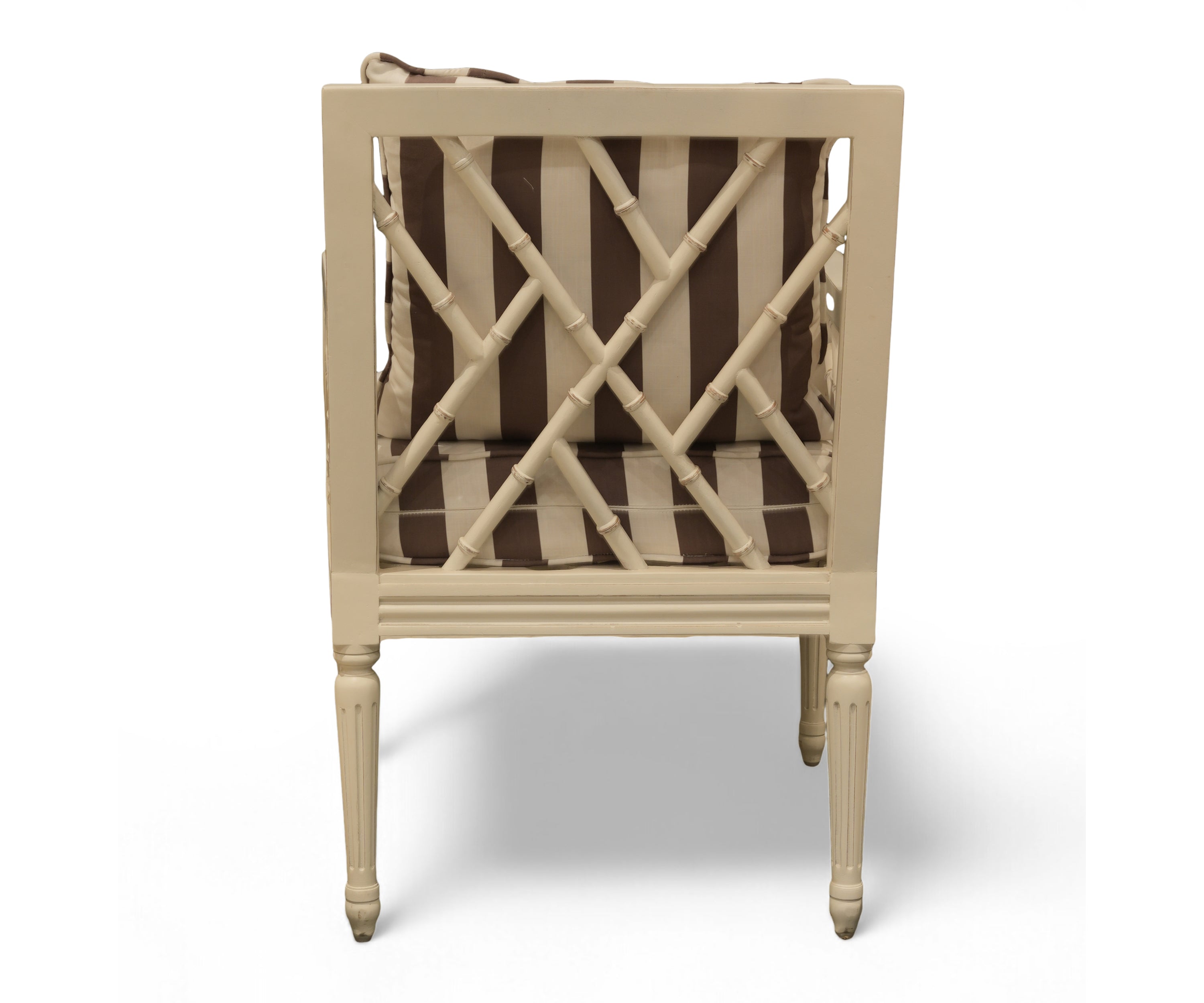Gustavian Lattice Single Seater Sofa