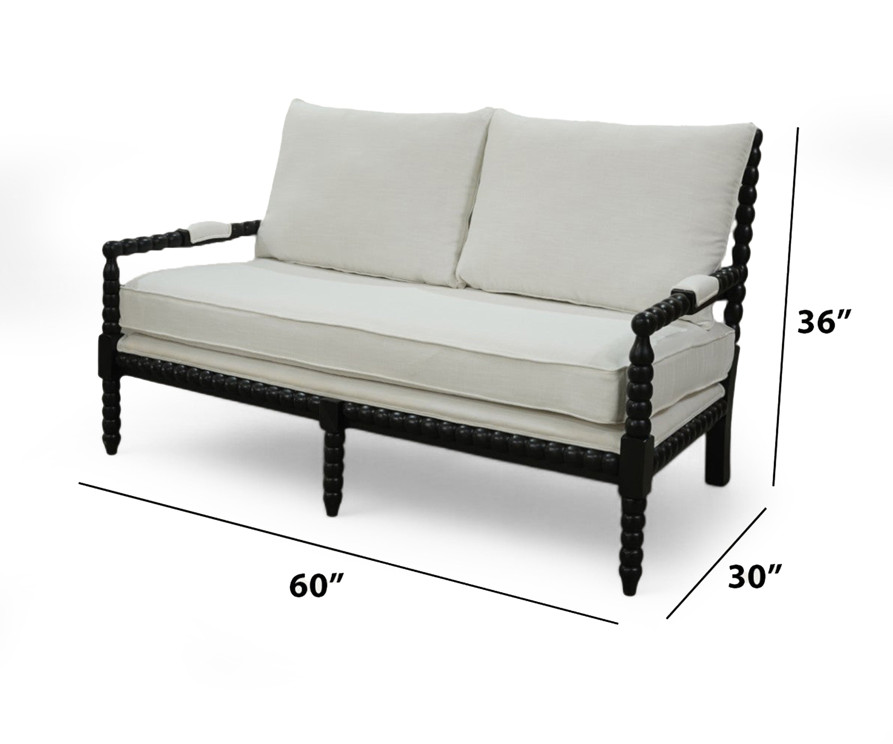 Twisted Frame 2-Seater Sofa