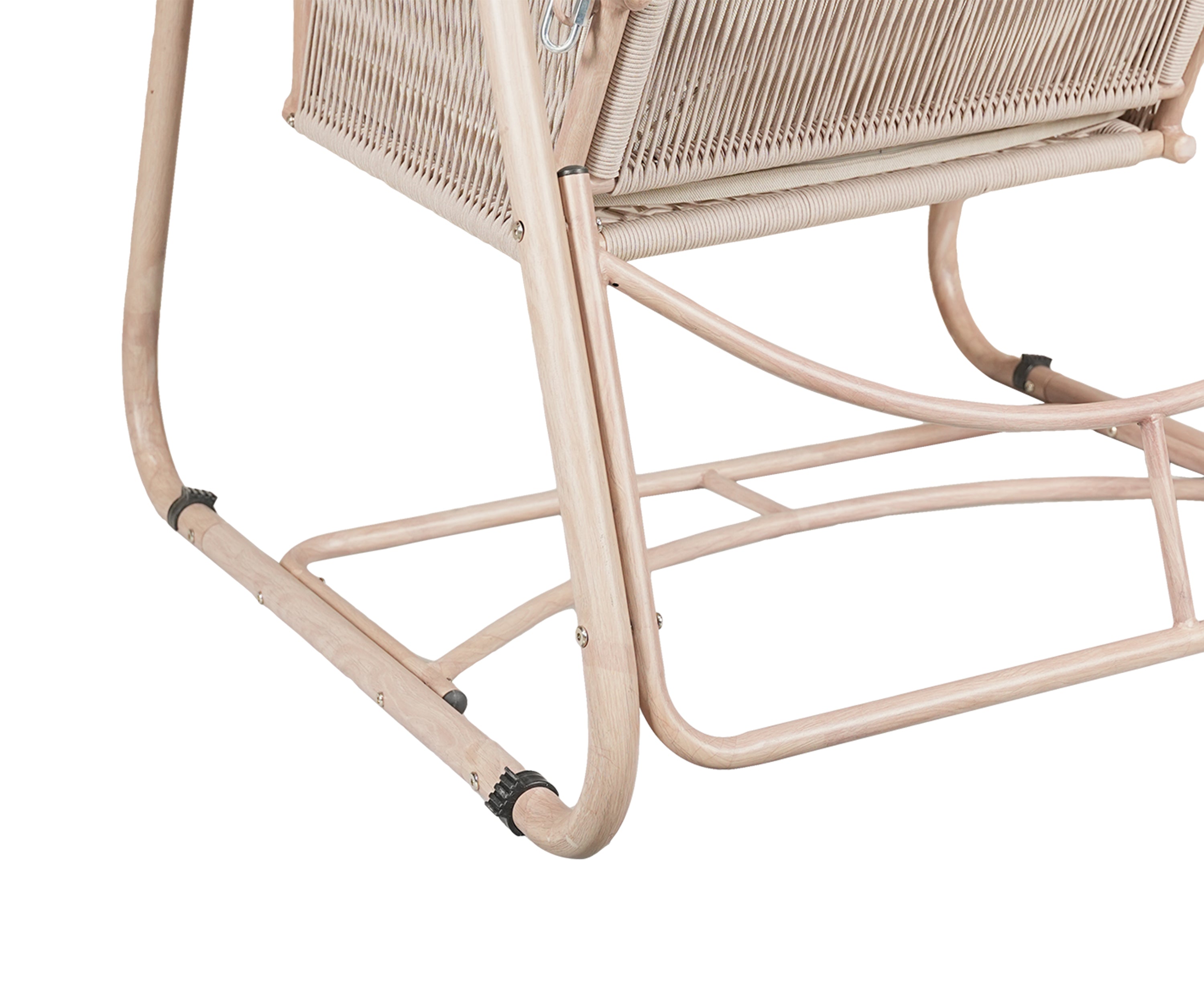One Seater Outdoor Swing Chair with Nylon Ropes