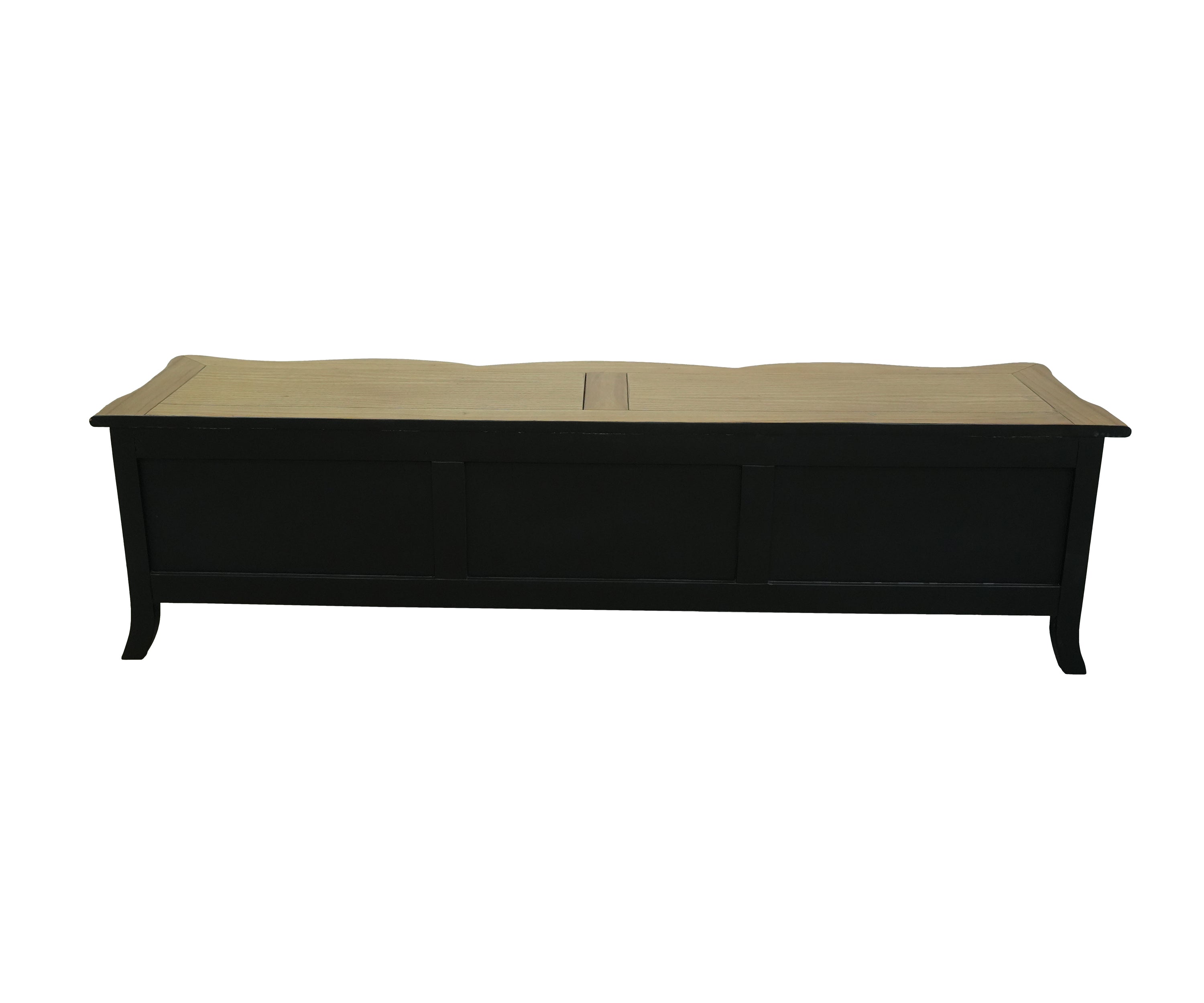 Antique Black & Gold French TV Unit