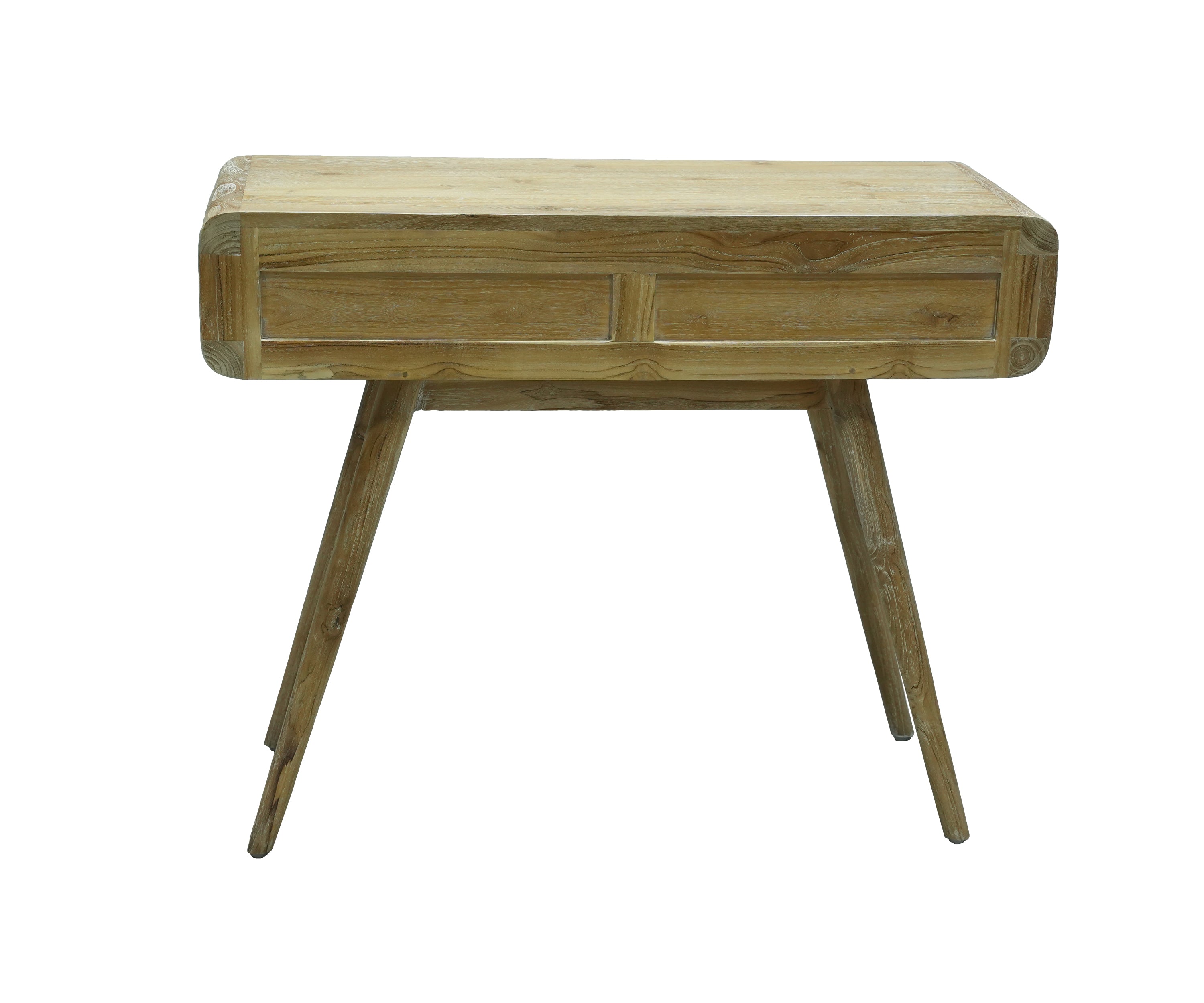 Mid-Century Modern Cane Console Table
