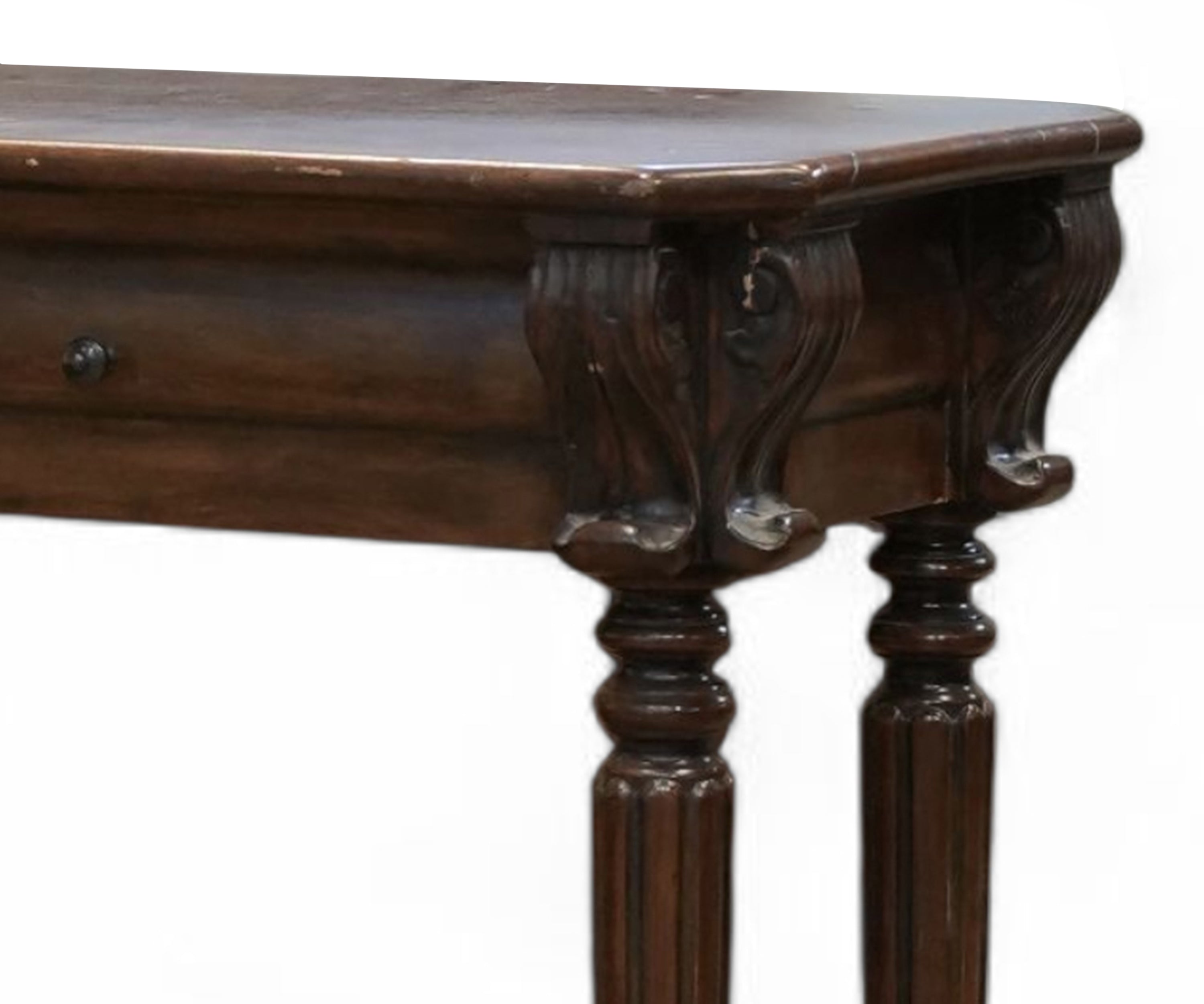 Classic Wooden Console Table with Drawer & Lower Shelf