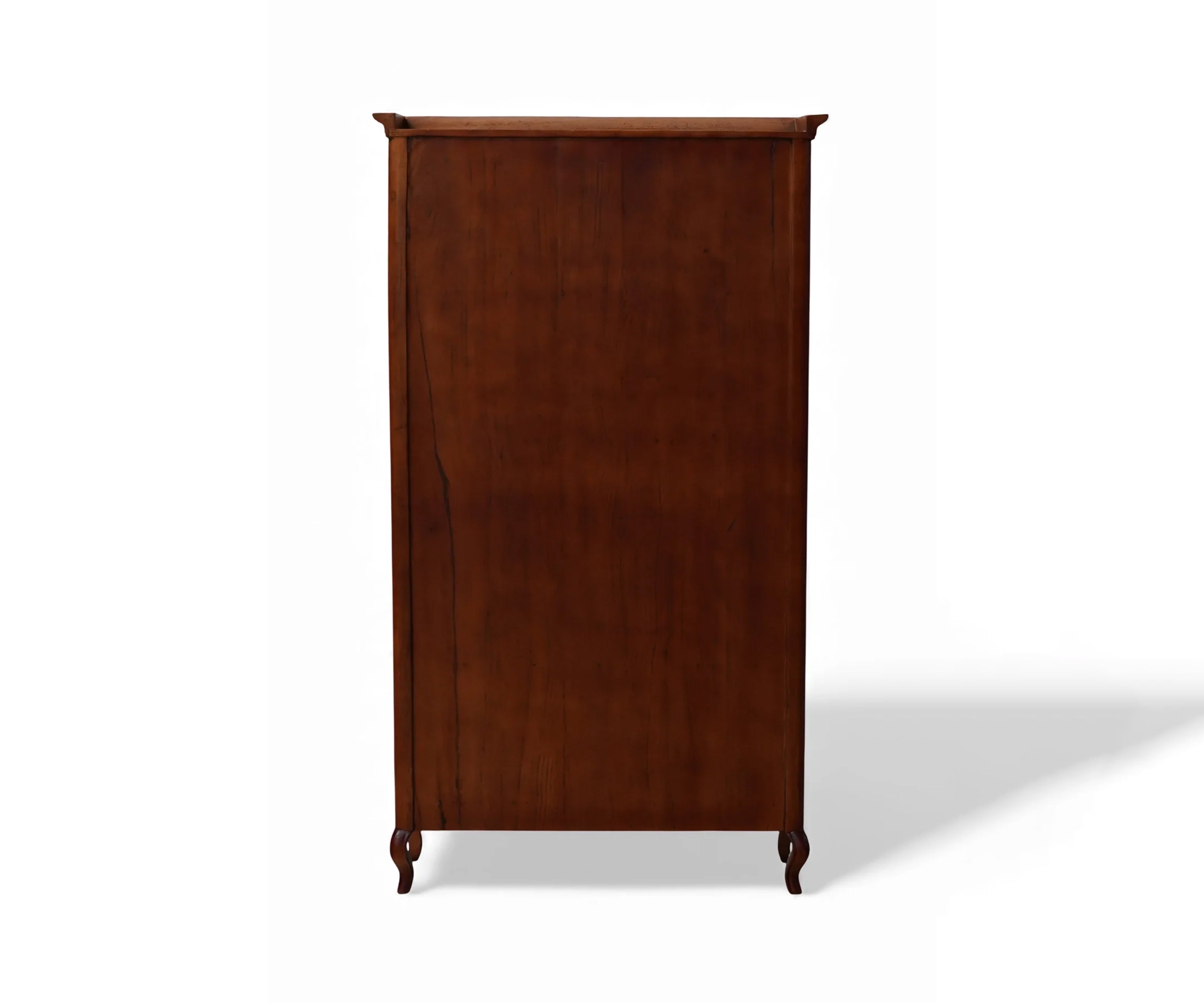 French Style Solid Wood Display Cabinet with 3 Drawers