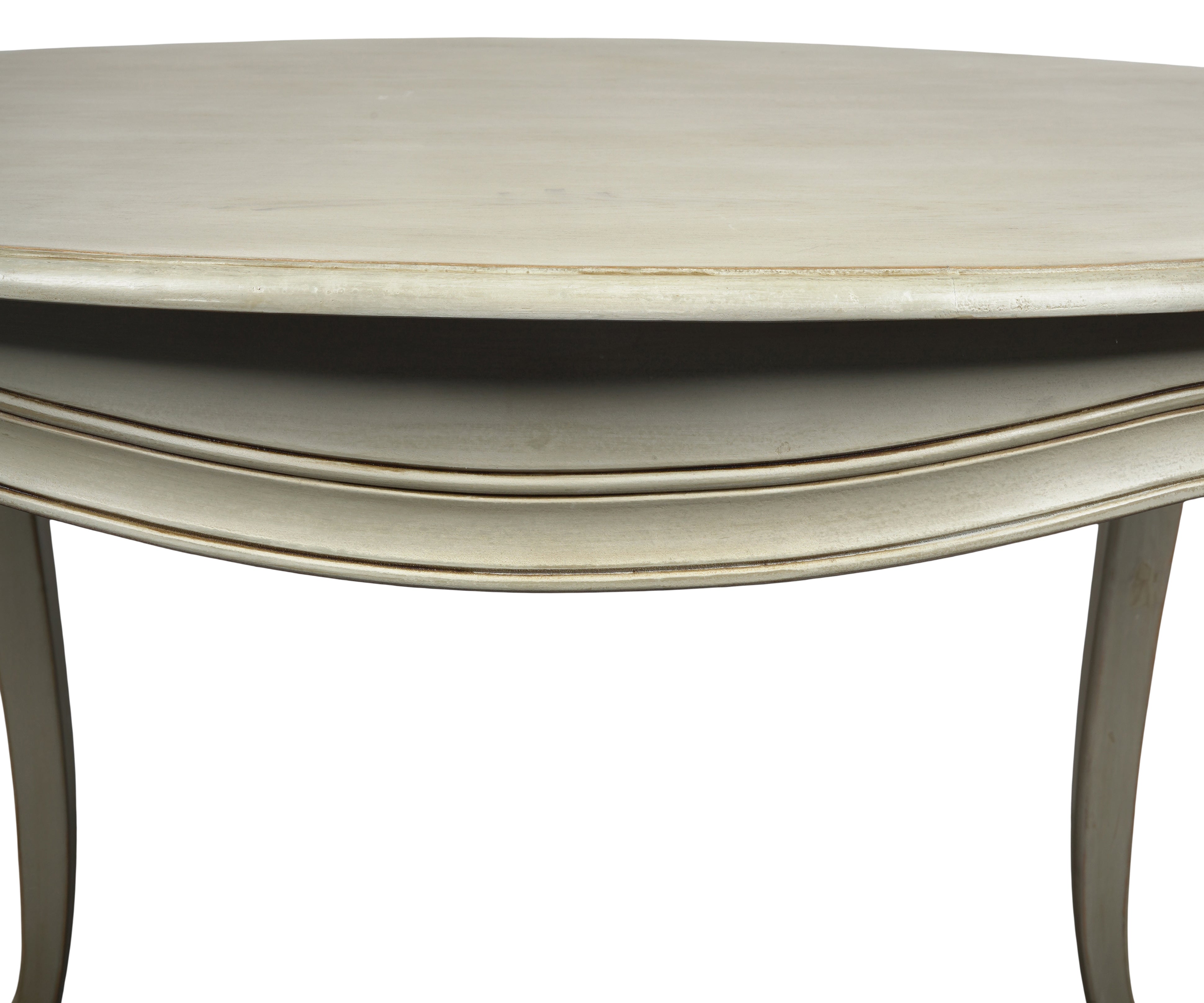 French Round 4 Seater Dining Table with Cabriole Legs
