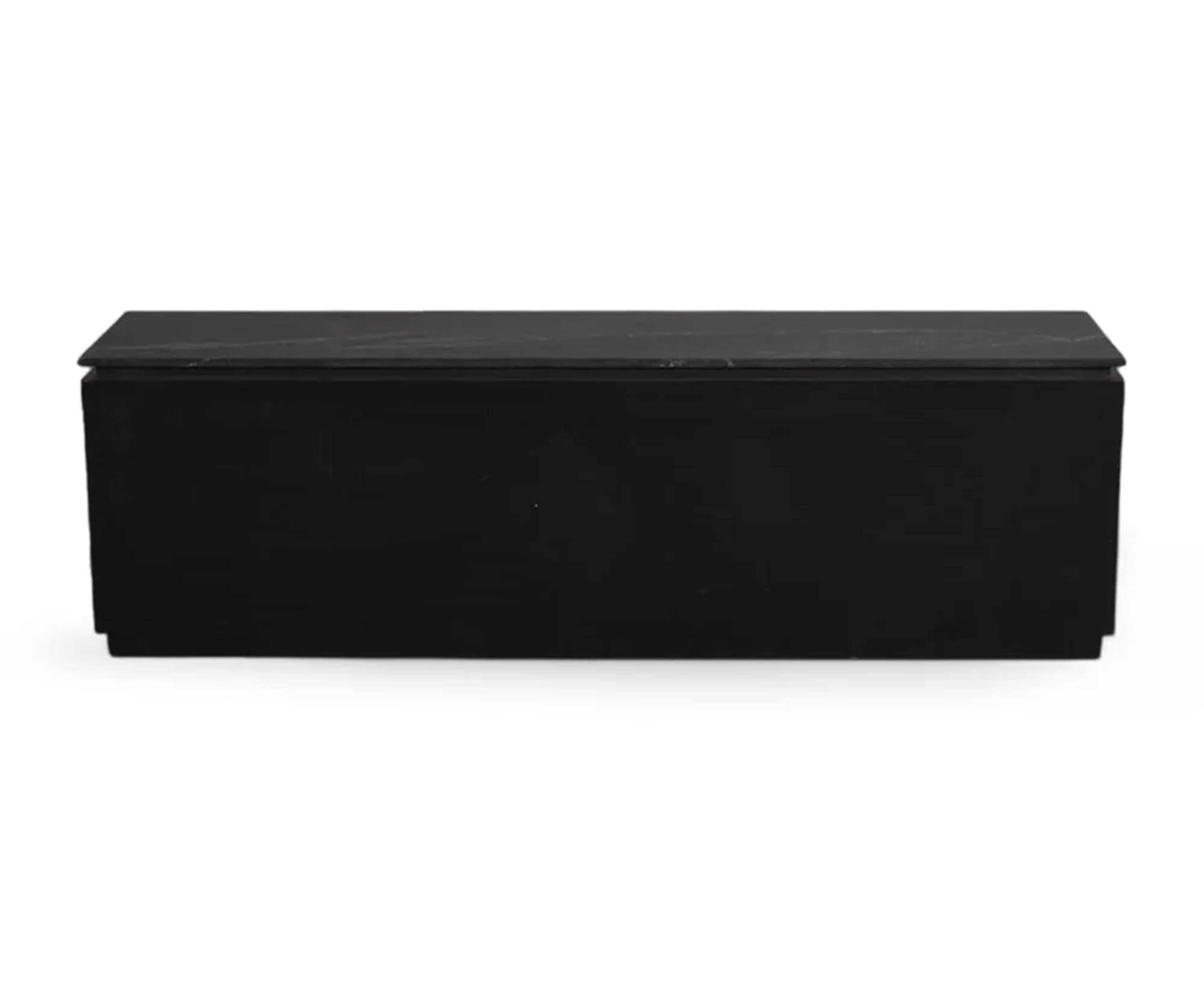 Luxury Brass Fluted TV Unit with Marble Top Storage