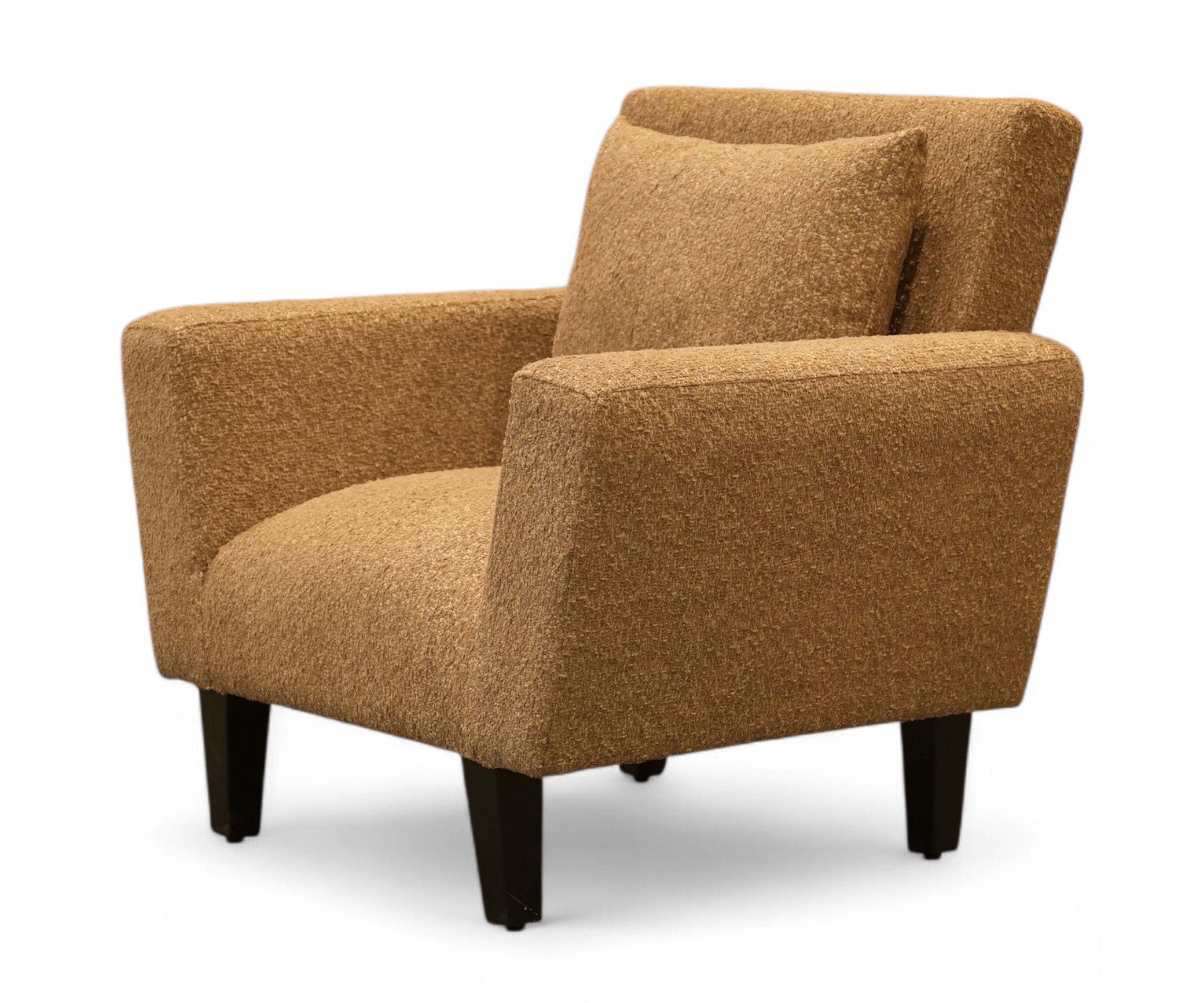 Modern Bouclé Single Seater Sofa