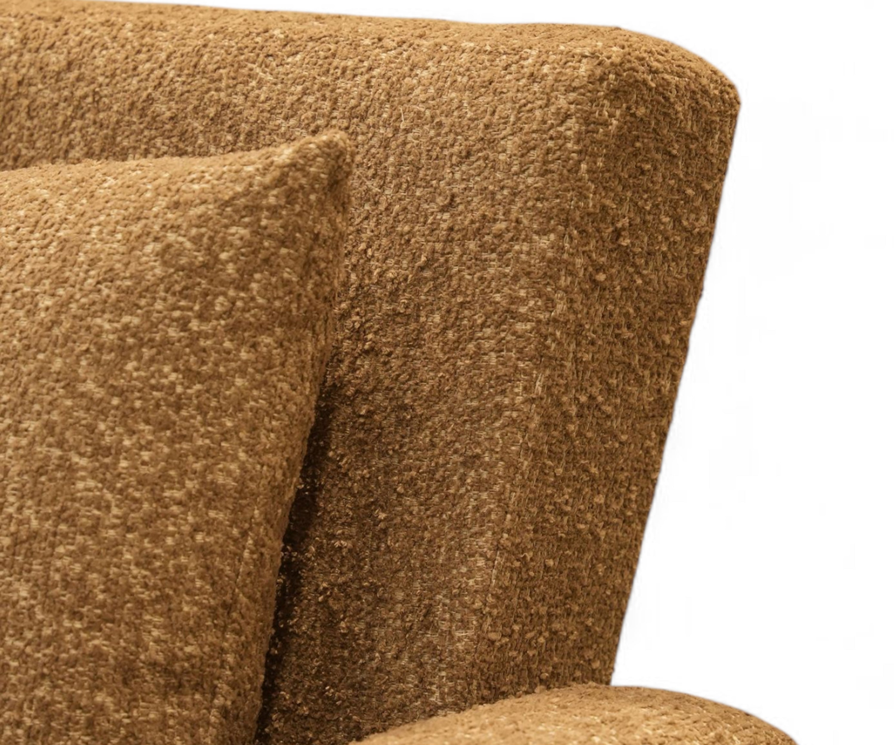 Modern Bouclé Single Seater Sofa