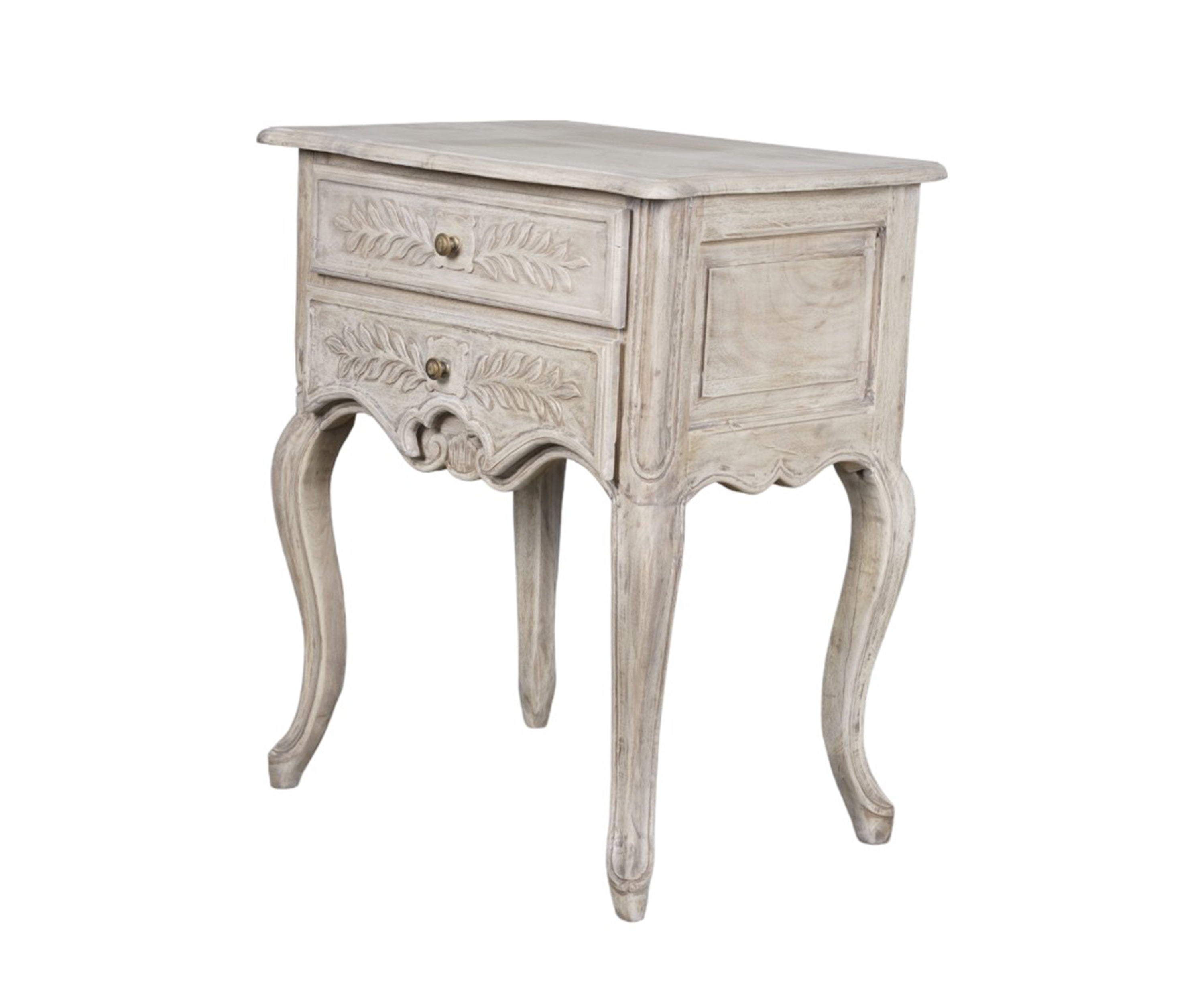 Antique French Style 2-Drawer Nightstand