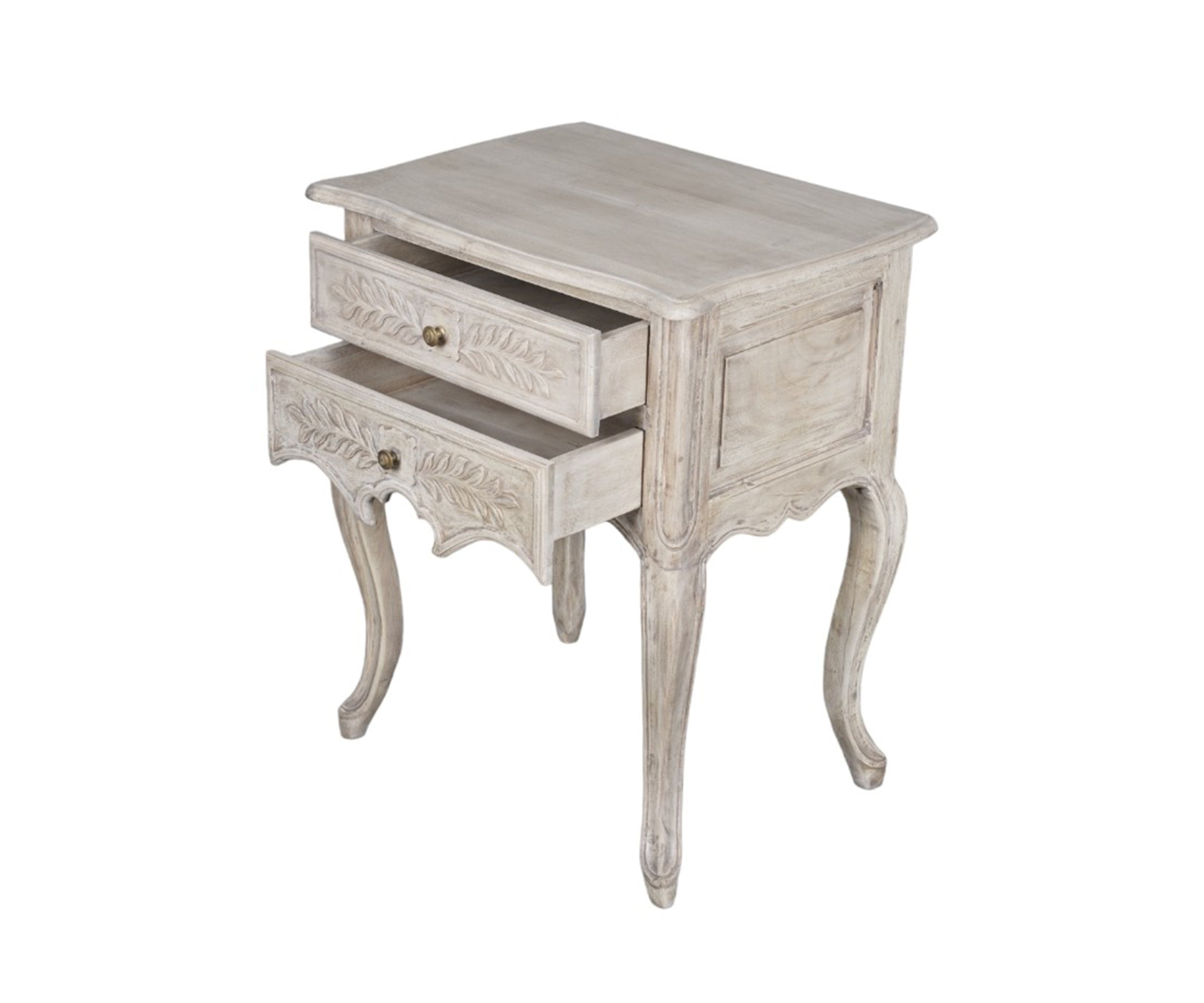 Antique French Style 2-Drawer Nightstand