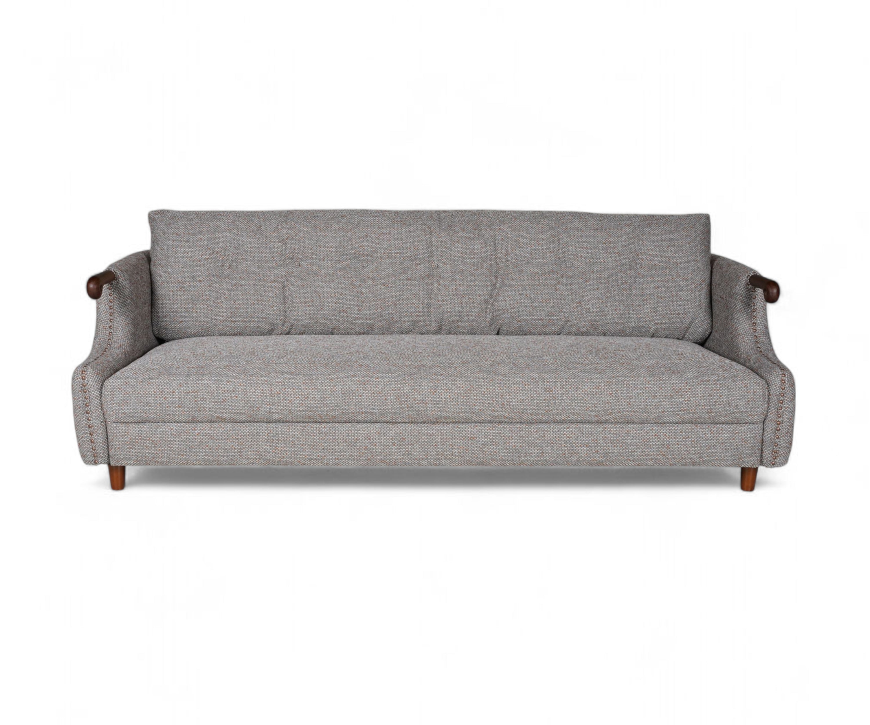 CONTEMPORARY STRUCTURED 3 SEATER SOFA