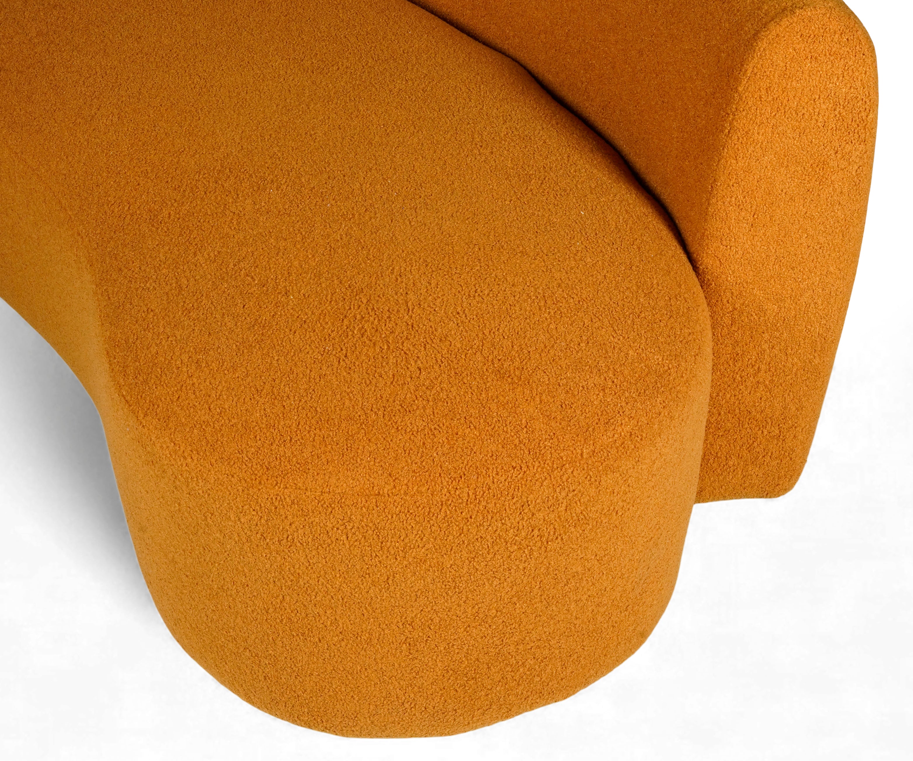 CARAMEL CURVE LUXE SOFA