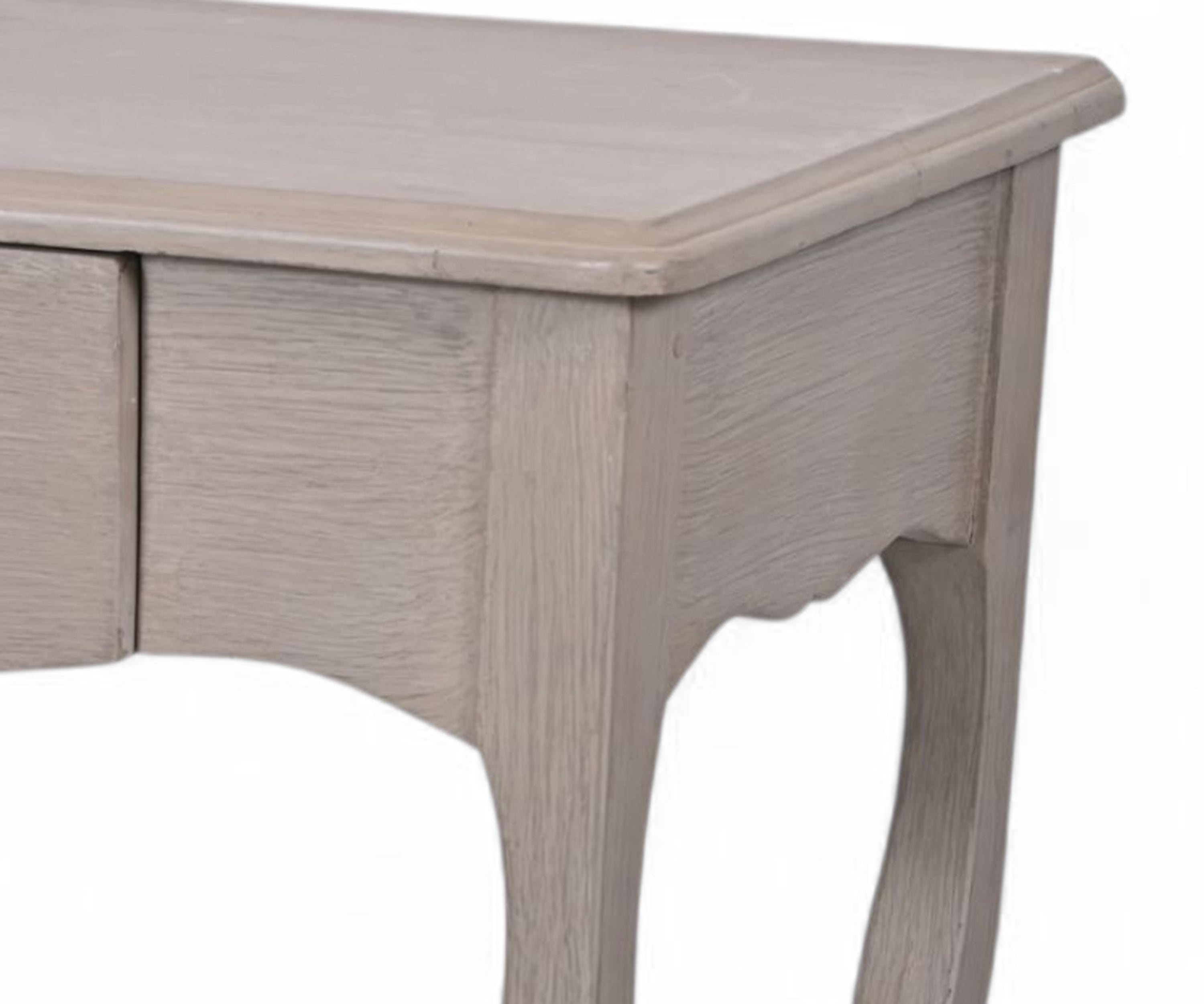 French Style Distressed Grey Ladies Writing Desk with Drawer