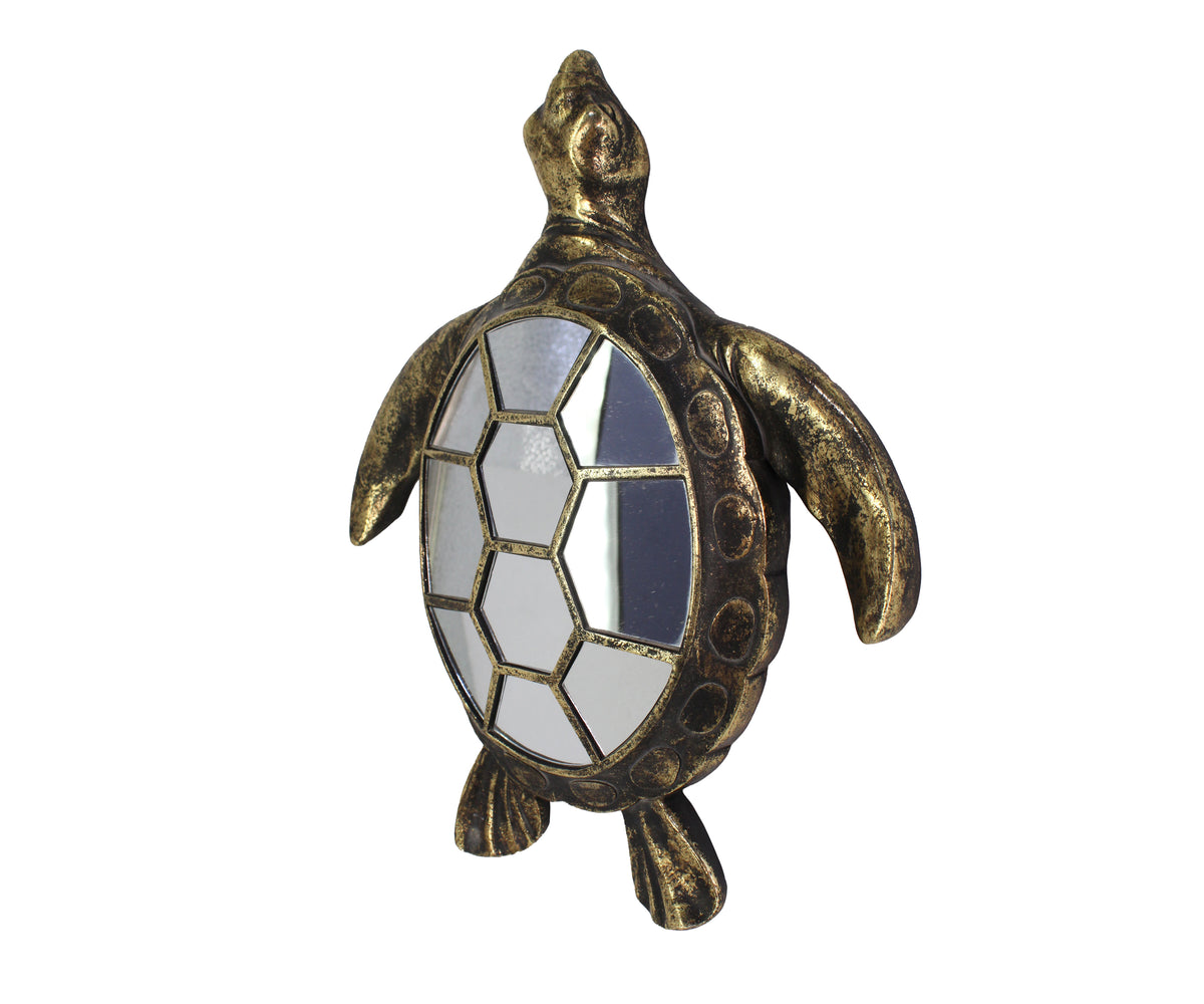 Coastal Mosaic Mirror Sea Turtle Decor