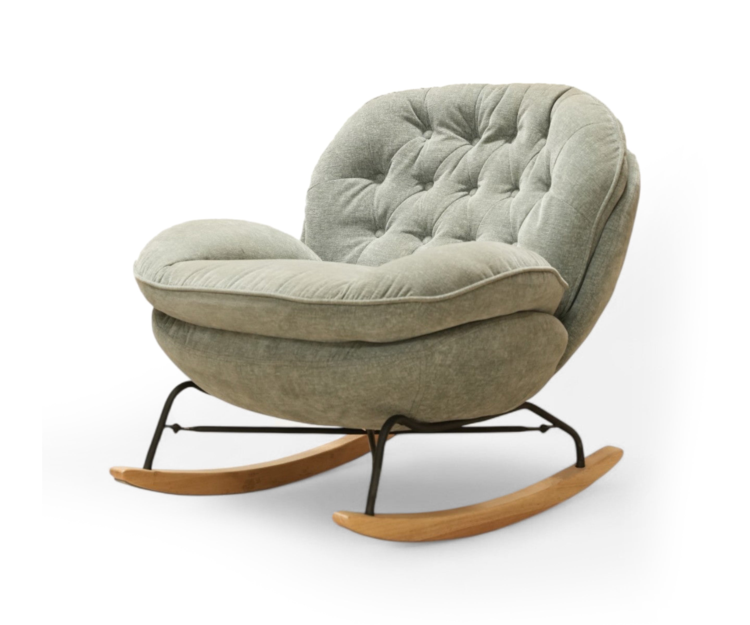 Tufted Rocking Lounge Chair