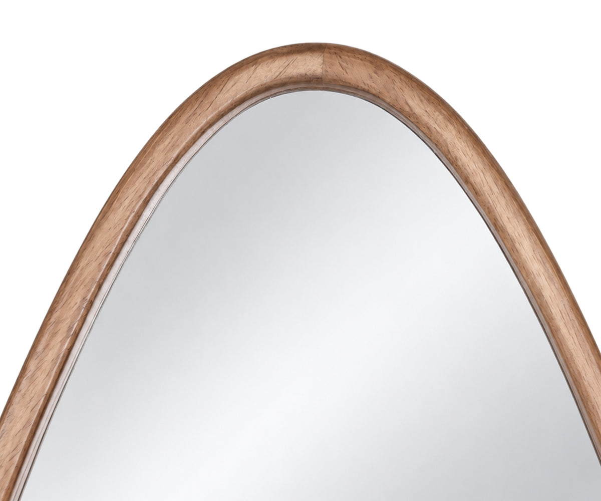 Asymmetrical Teardrop Organic Wall Mirror