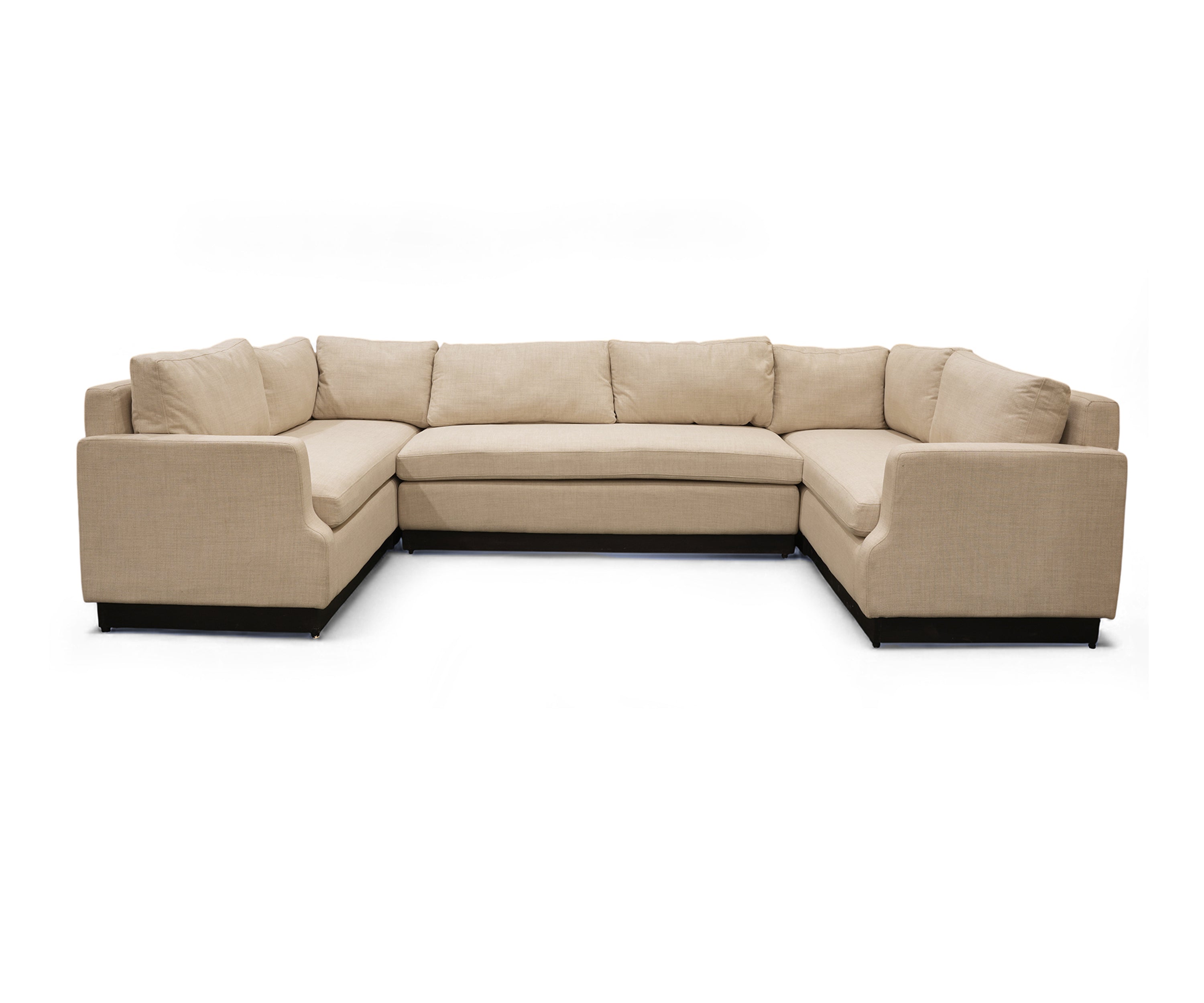 Cotton U Shape Sectional Sofa