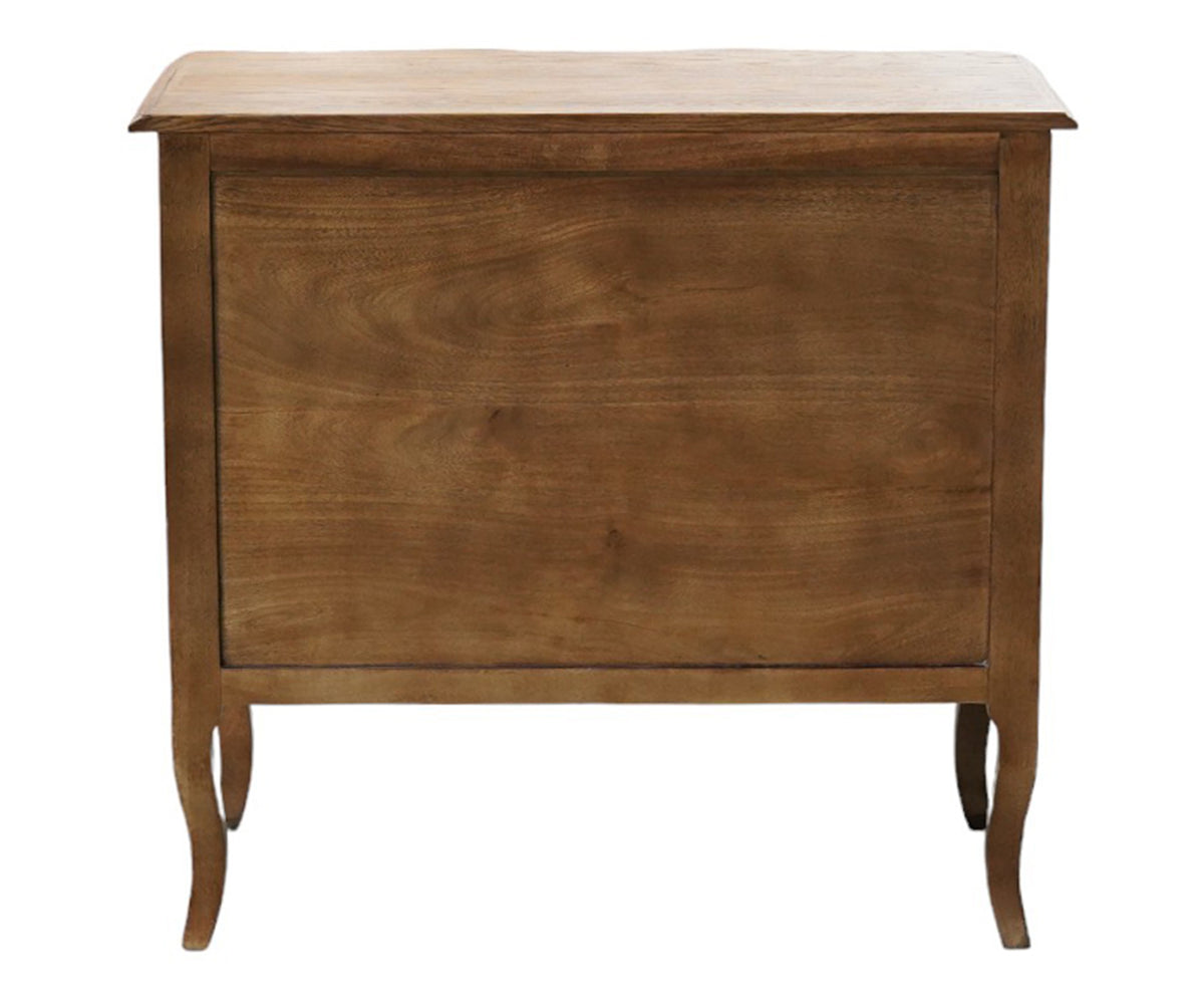 Two Toned French Style Chest of Drawers with Cabriole Legs