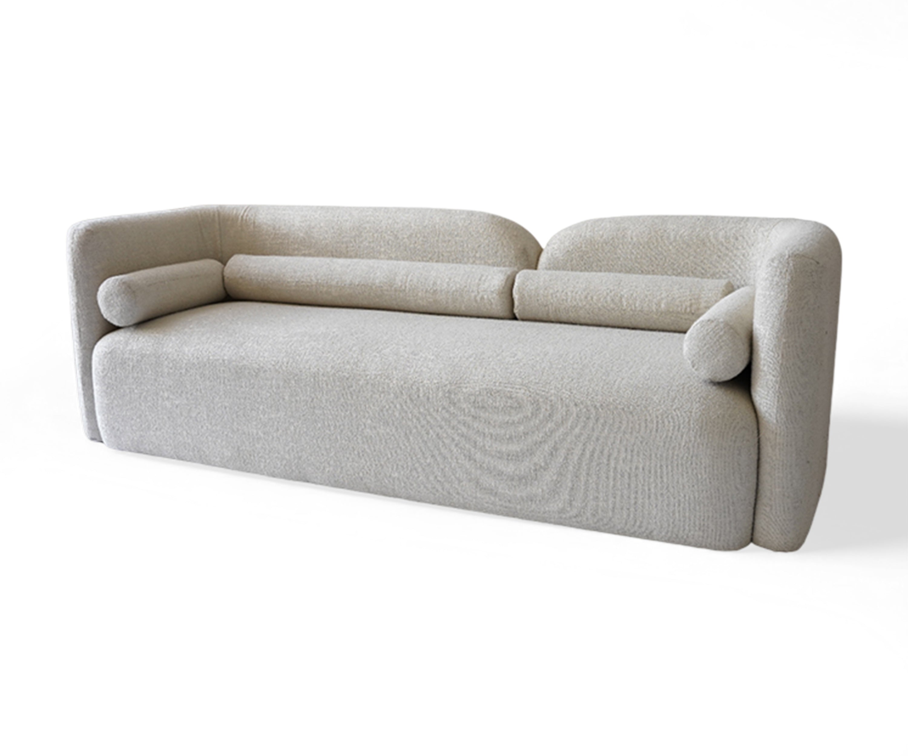 Bouclé Bolster 3 Seater Sofa