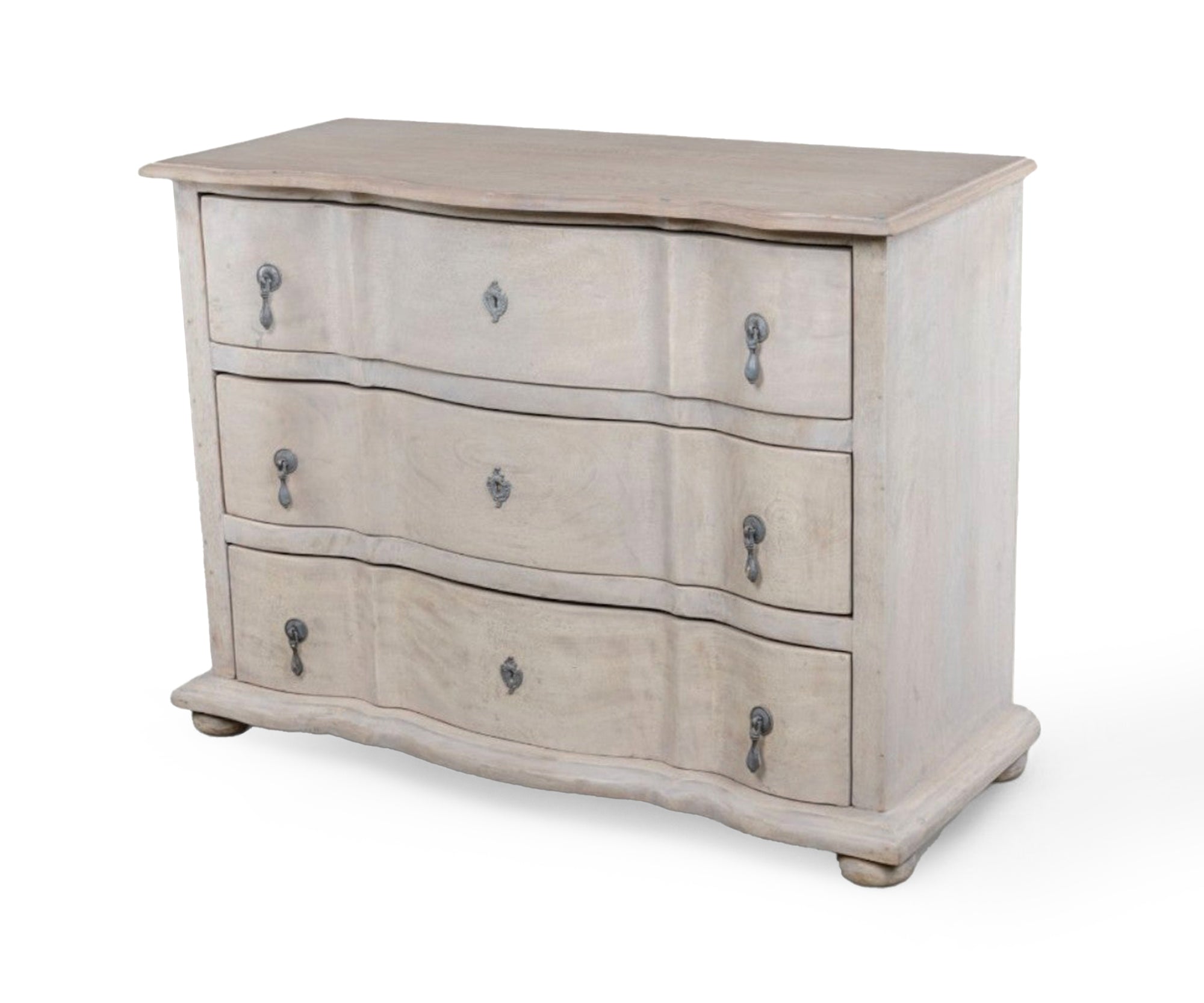 Swedish Style 3-Drawer Wooden Chest of Drawers