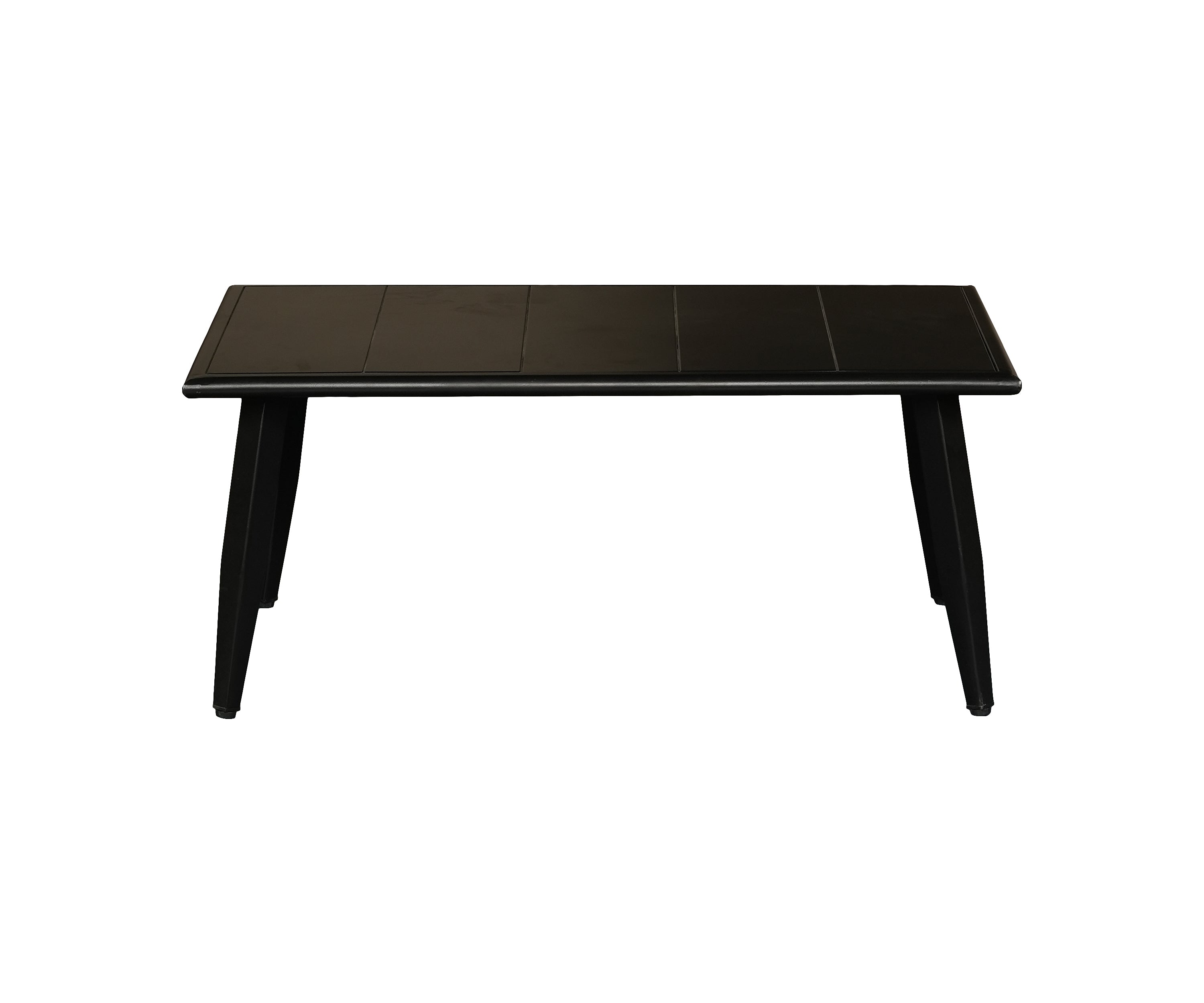 Black Metal Patio Coffee Table