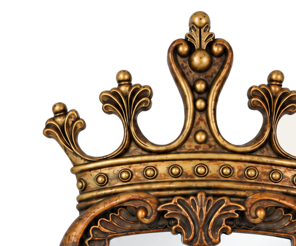 Baroque Imperial Crown Mirror Frame